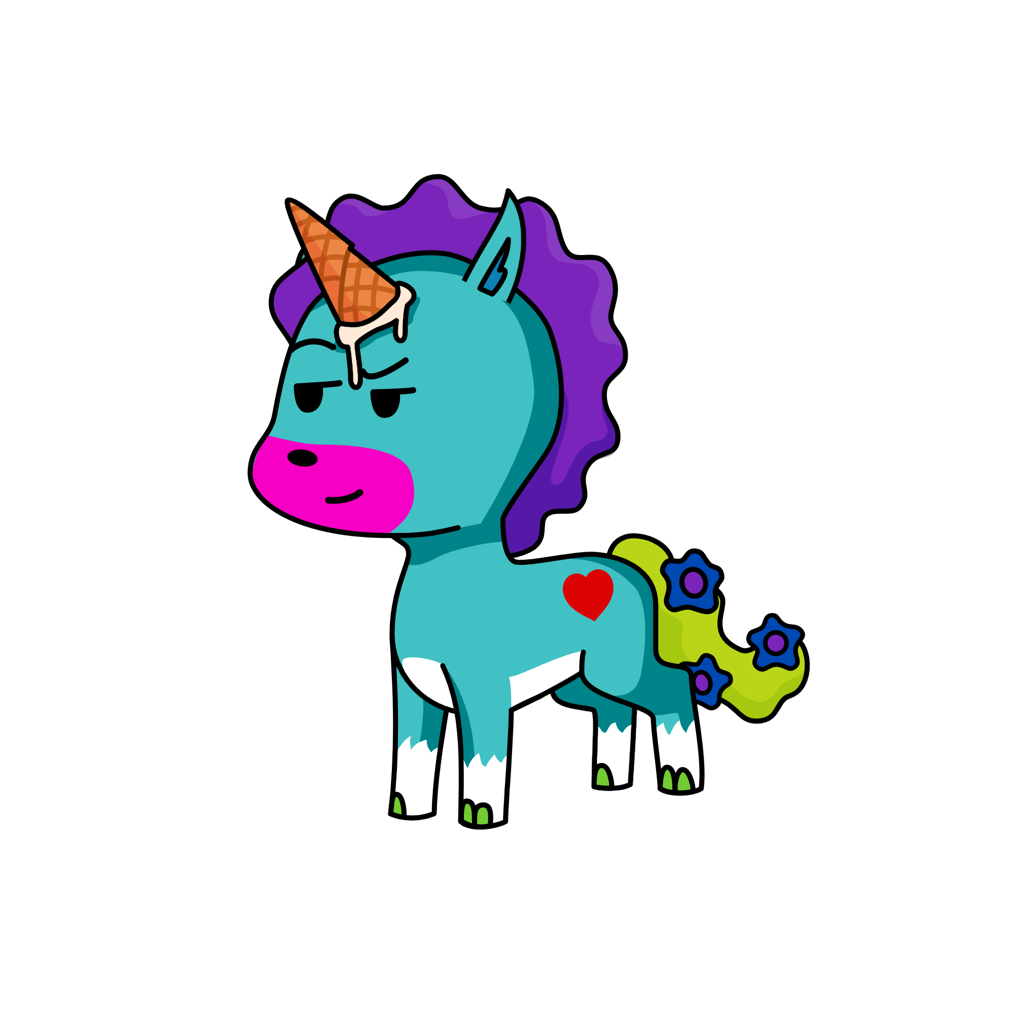 poops I like poops I like poop I like to eat it it's so yummy, the unicorn