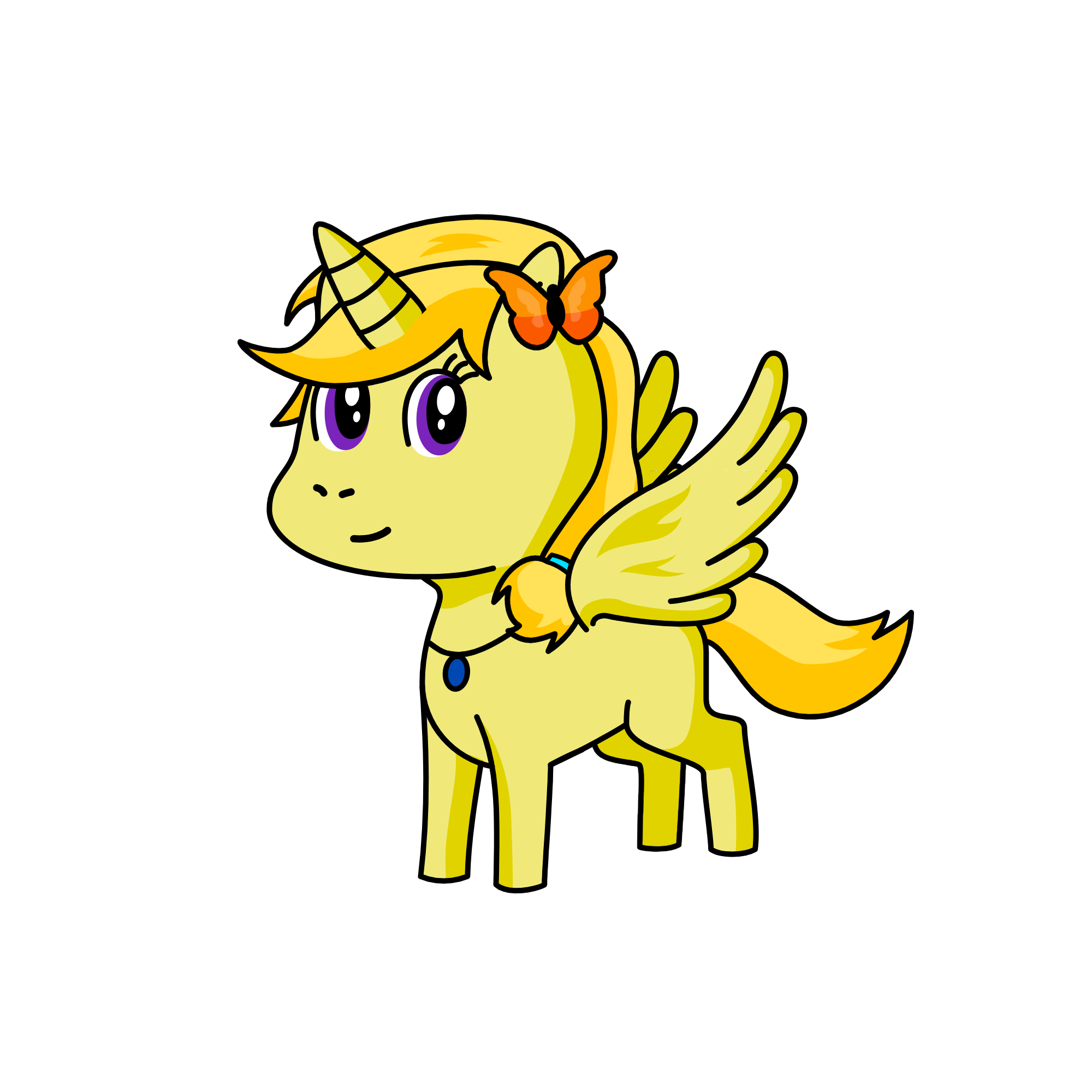 seashell, the unicorn