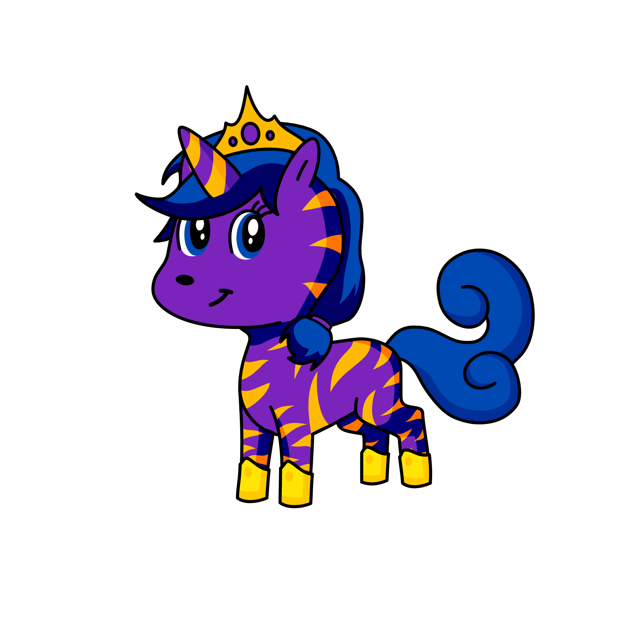 Meldy, the unicorn