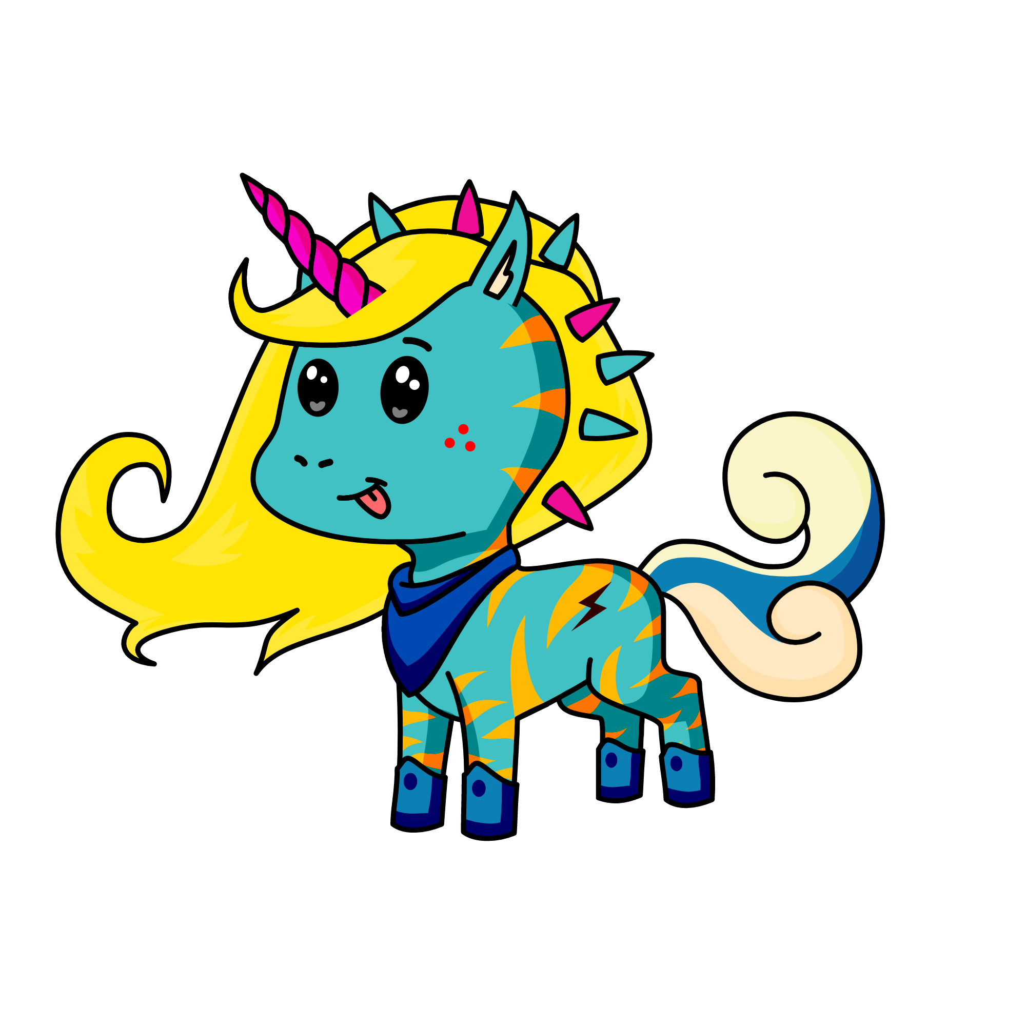 Blossom, the unicorn