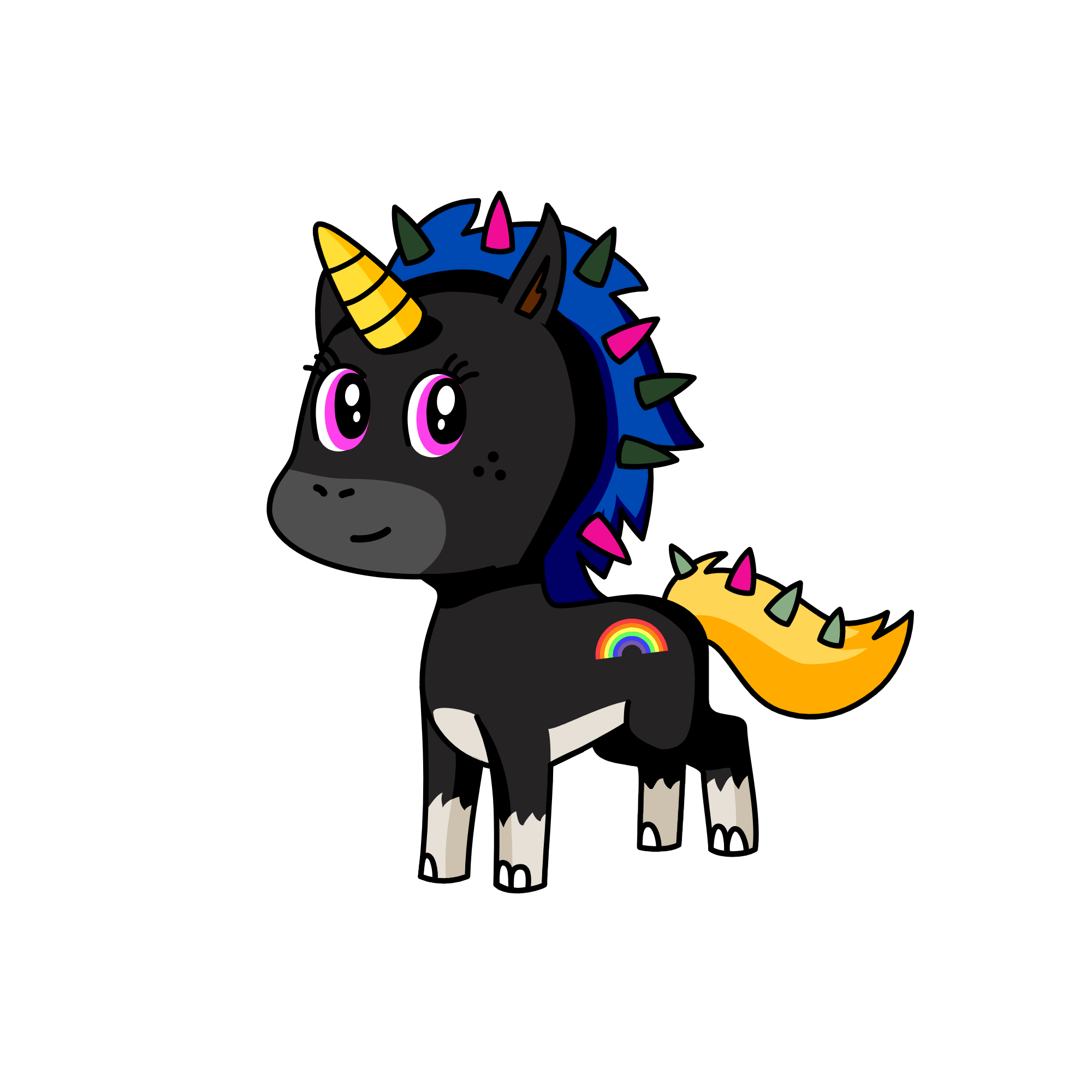 dark shadow, the unicorn