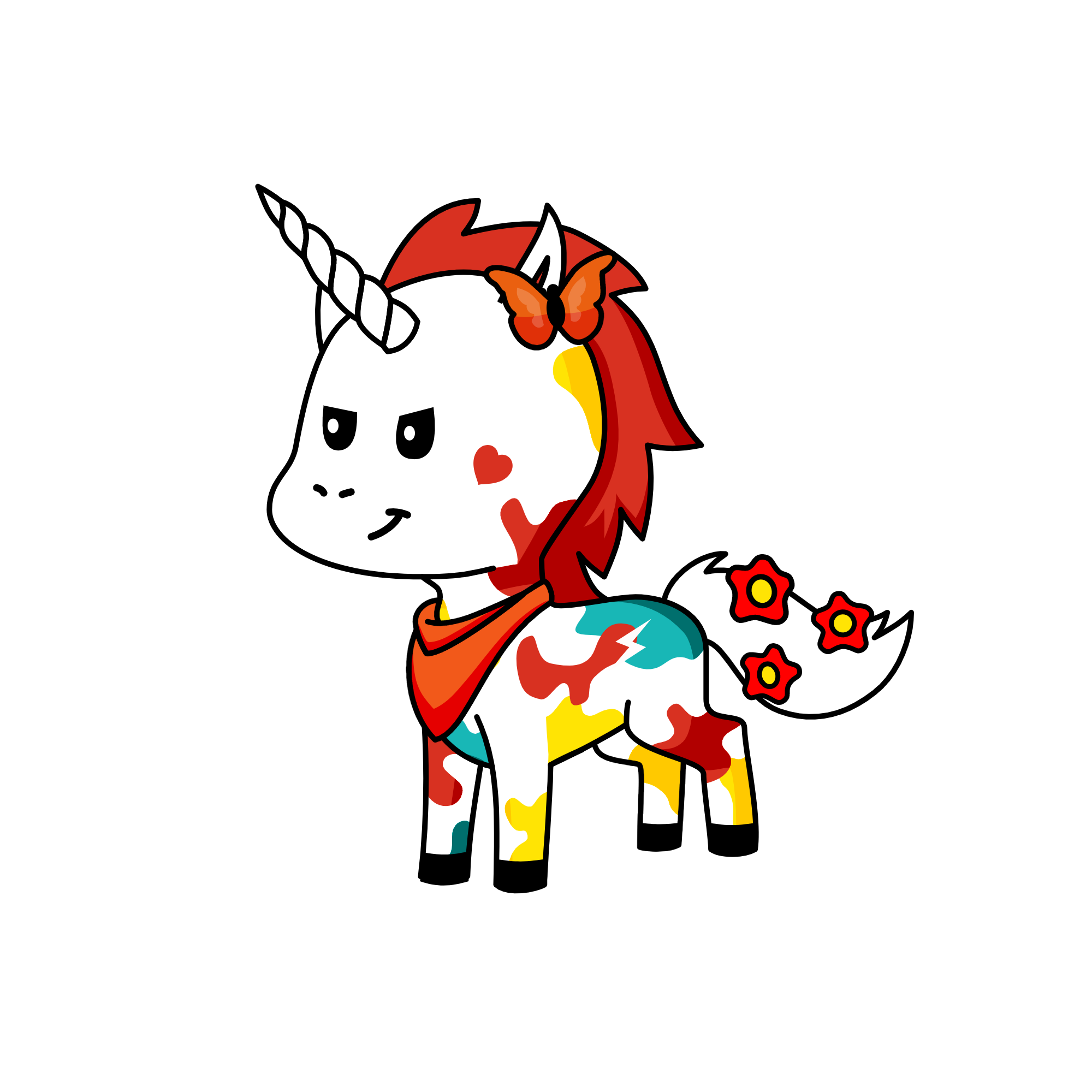 Fire, the unicorn