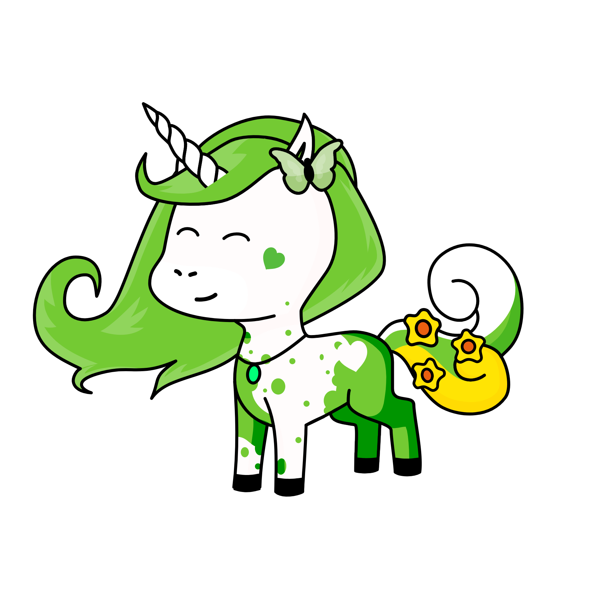 Flower, the unicorn