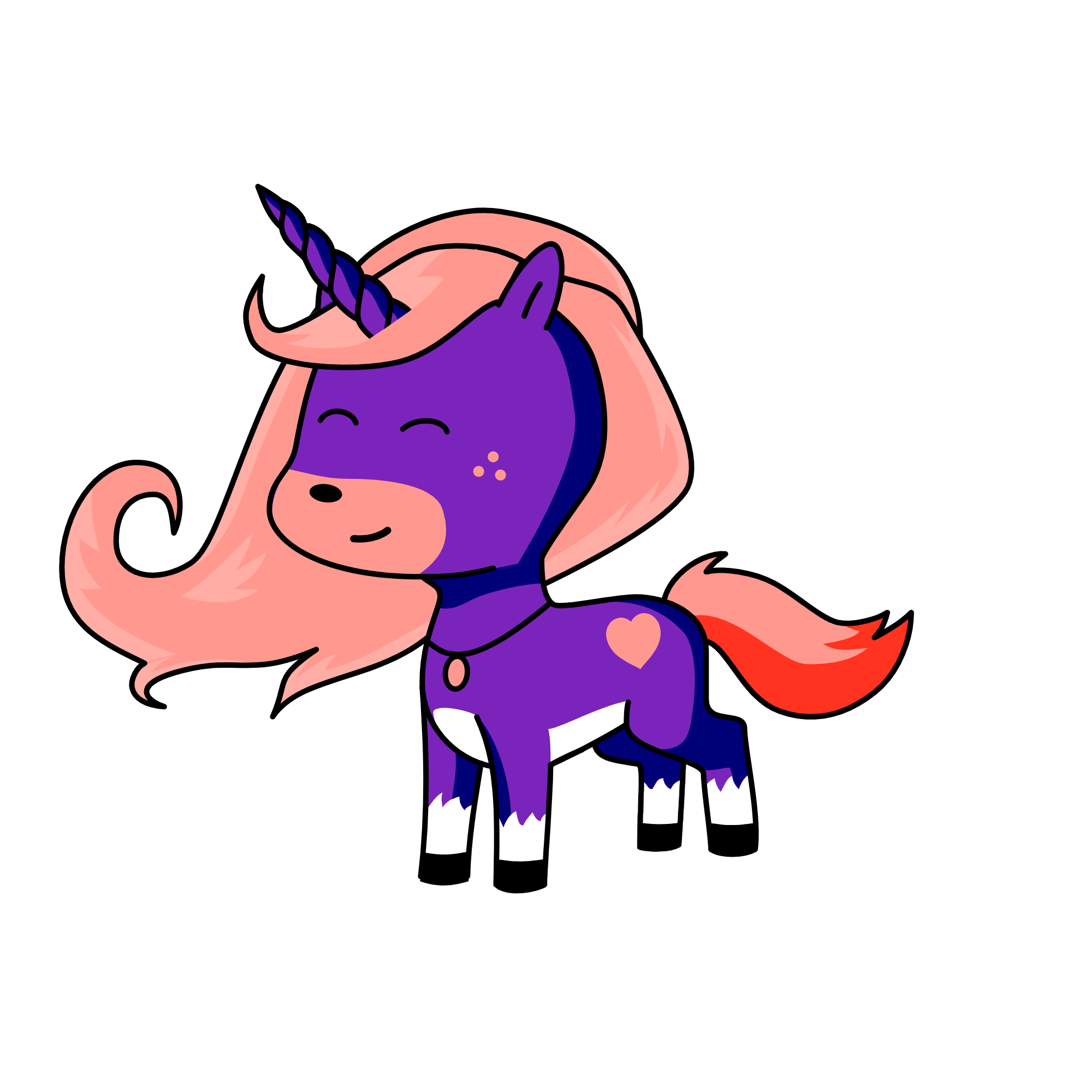 Rose, the unicorn