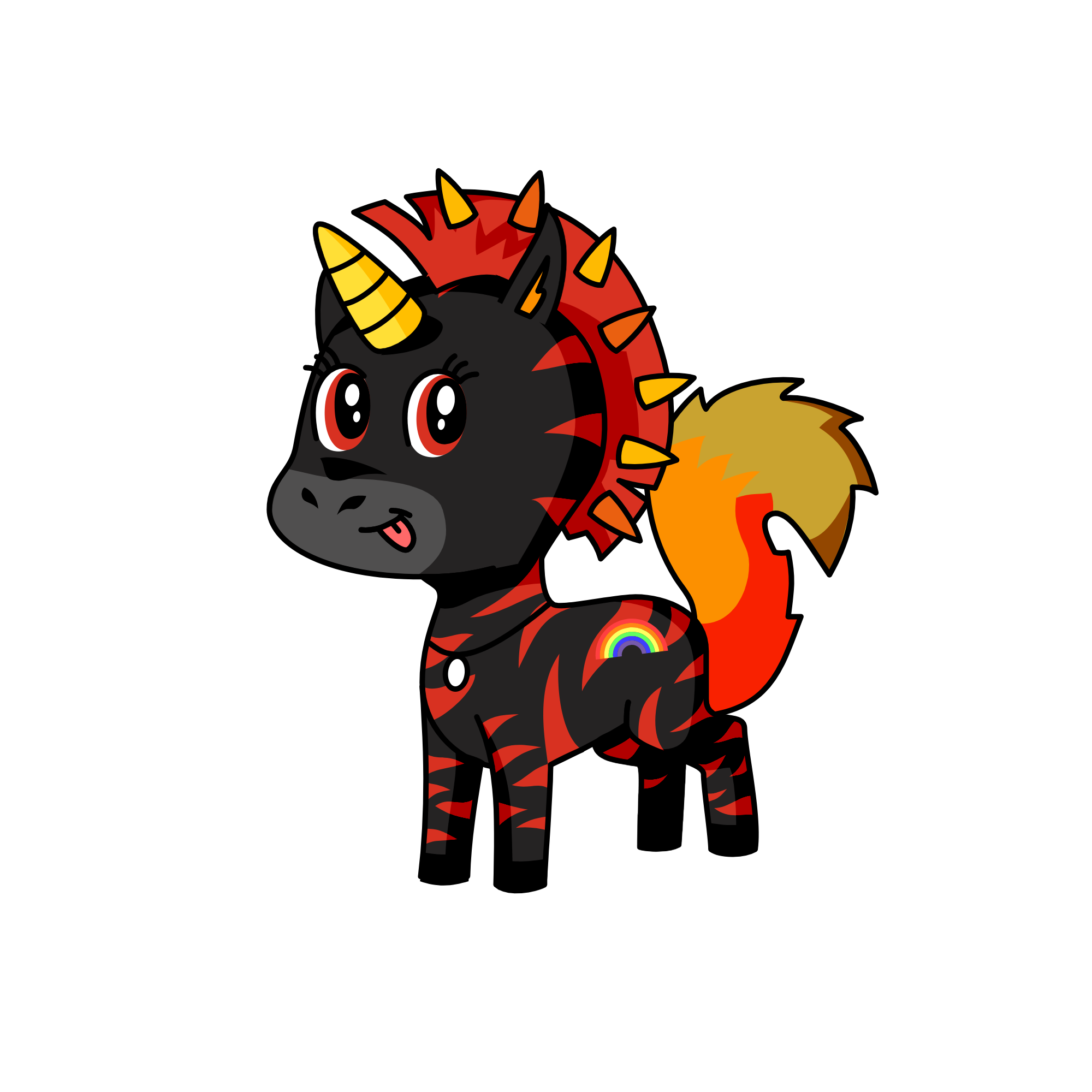 flame, the unicorn