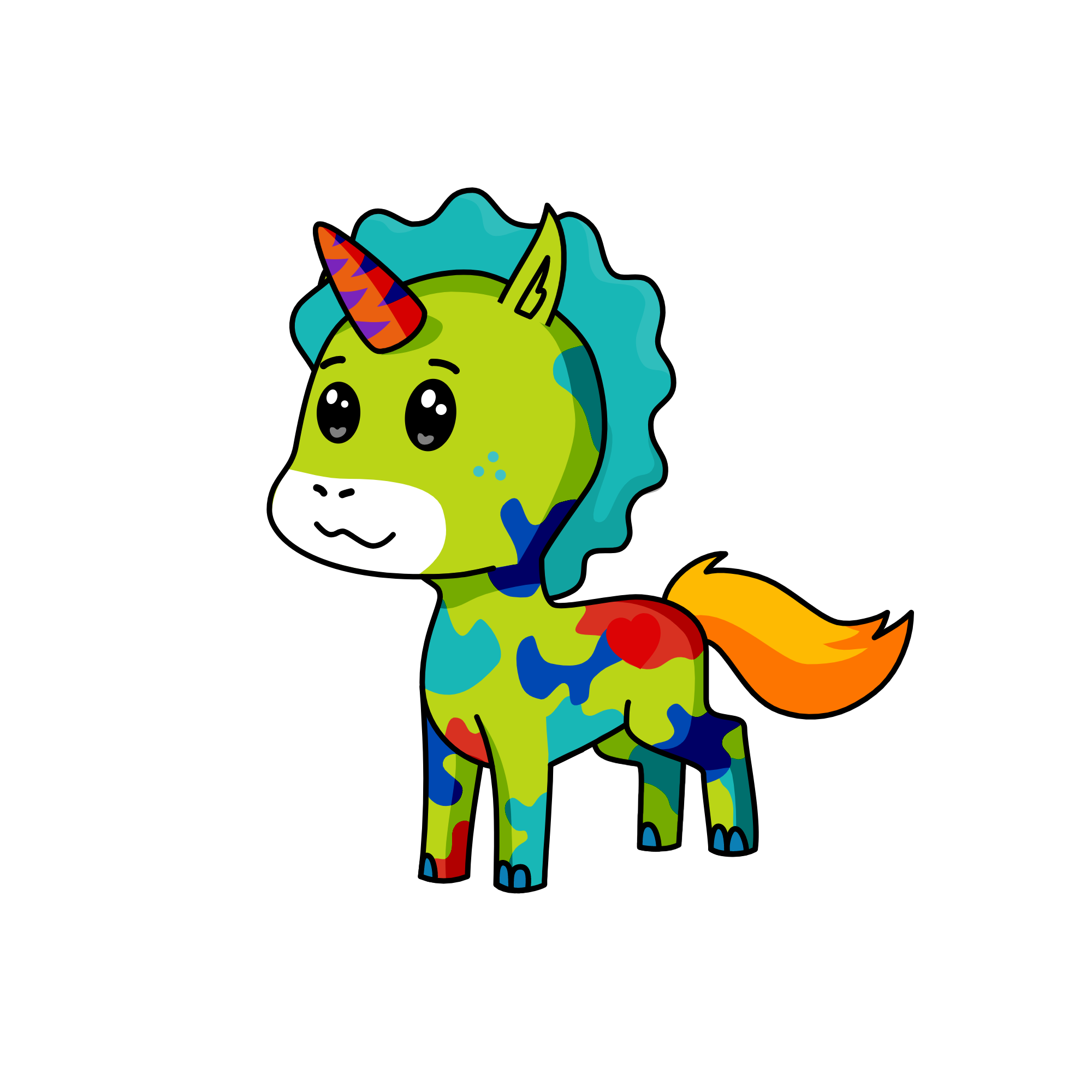 Cutie, the unicorn