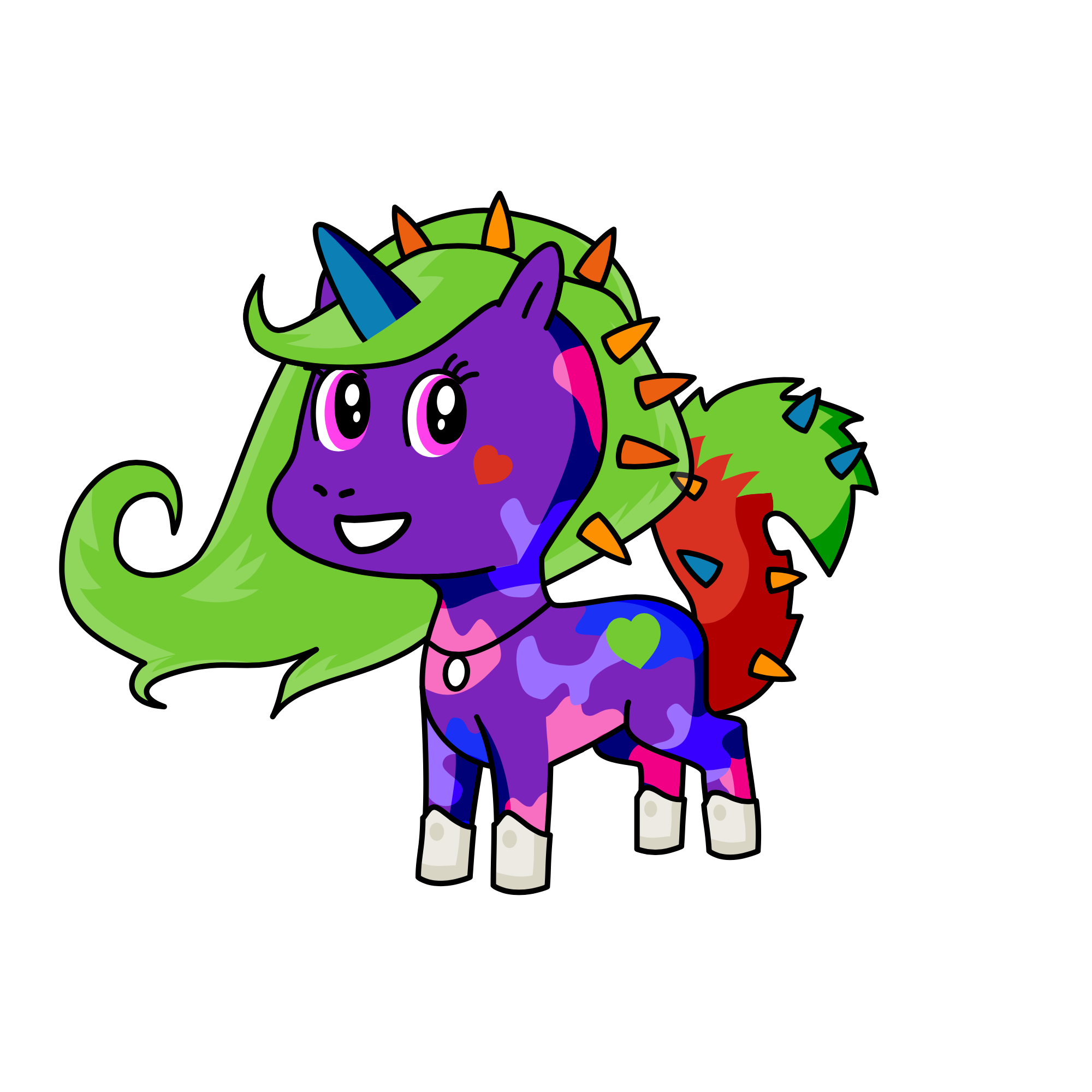 Pinky , the unicorn