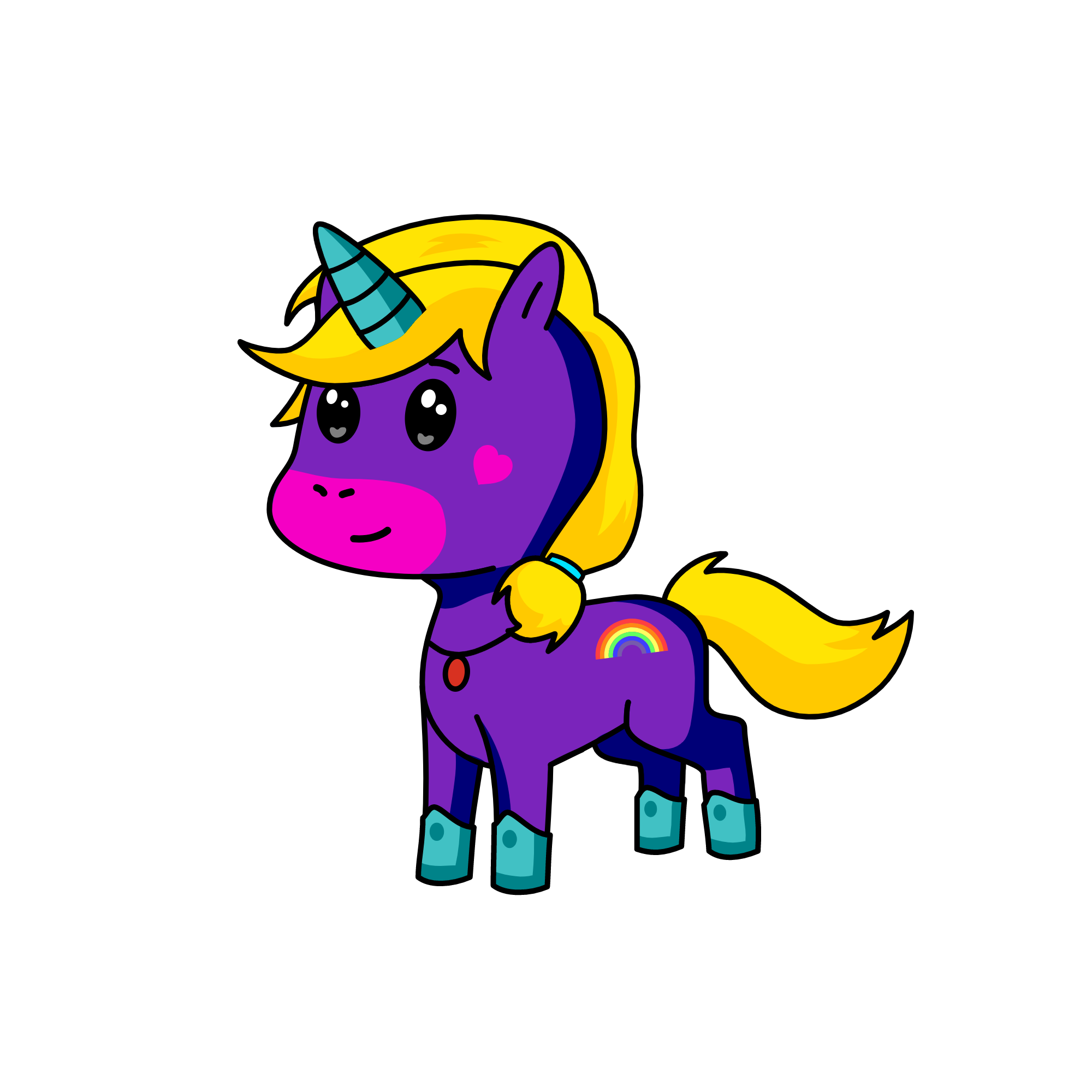 banana, the unicorn