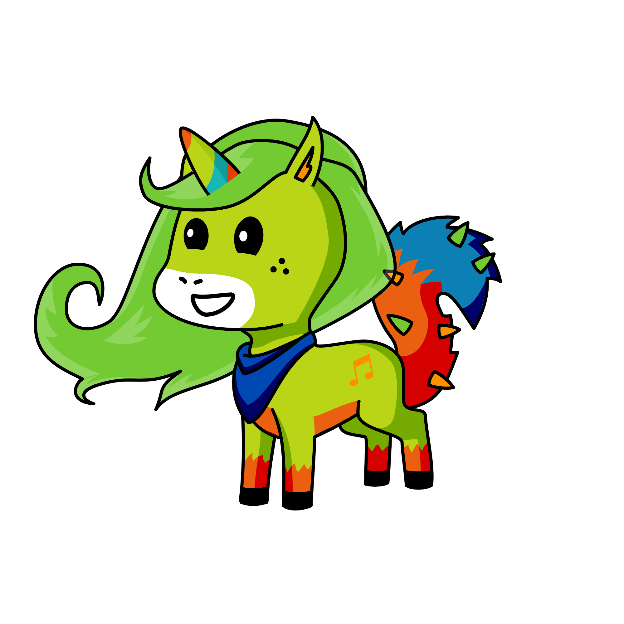 pops*, the unicorn