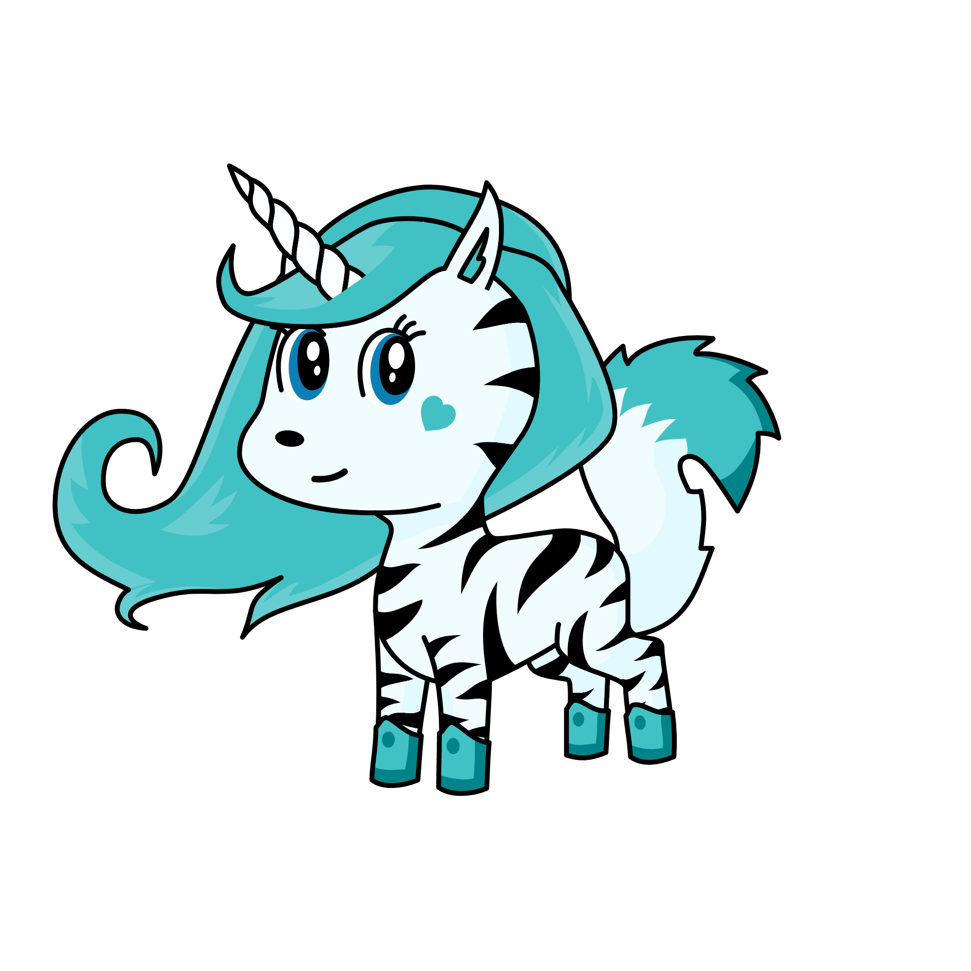 Winter Fox, the unicorn