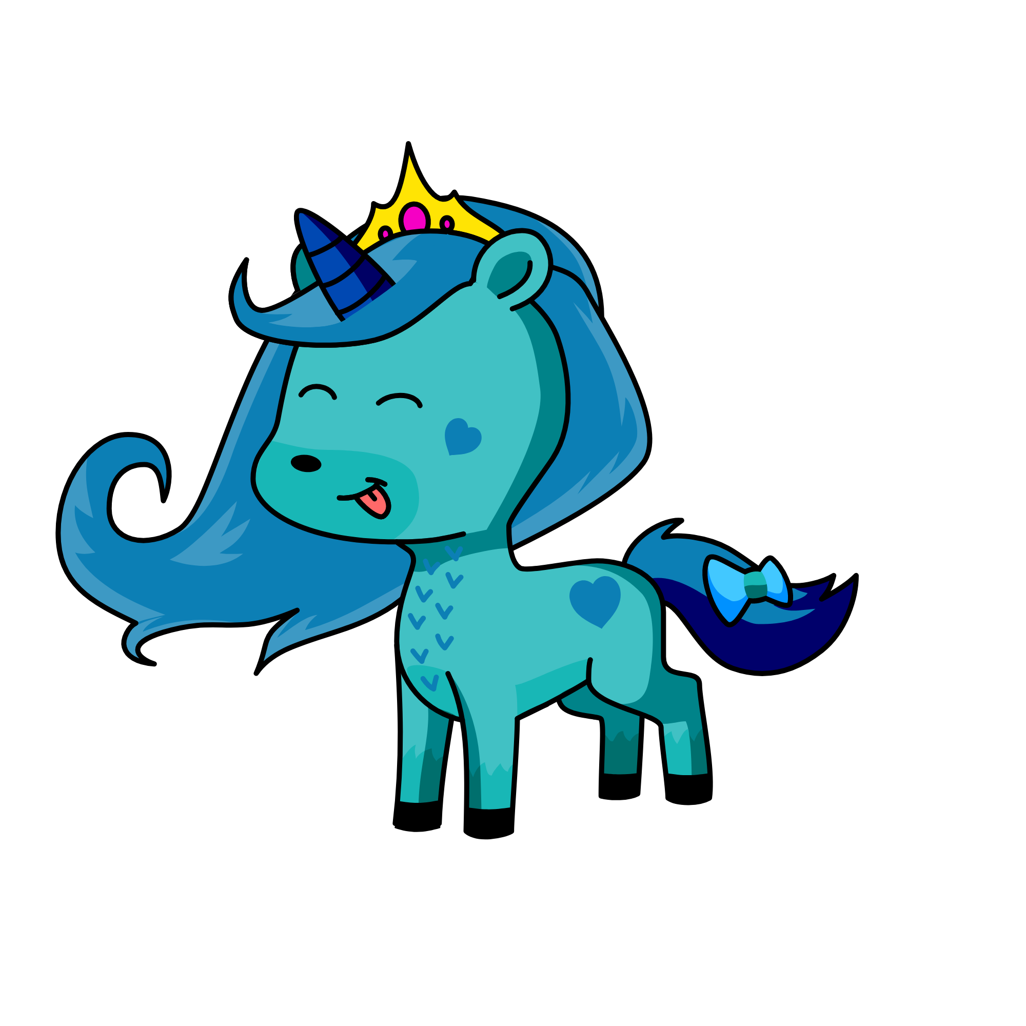 queen icy, the unicorn