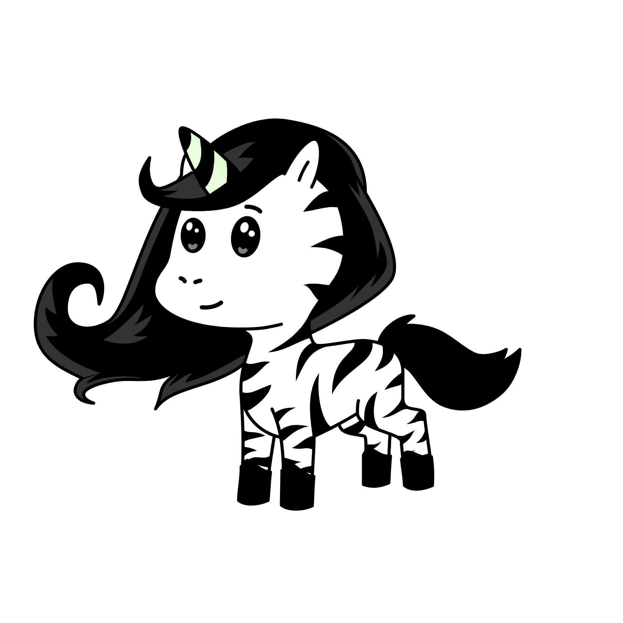 Zebby, the unicorn