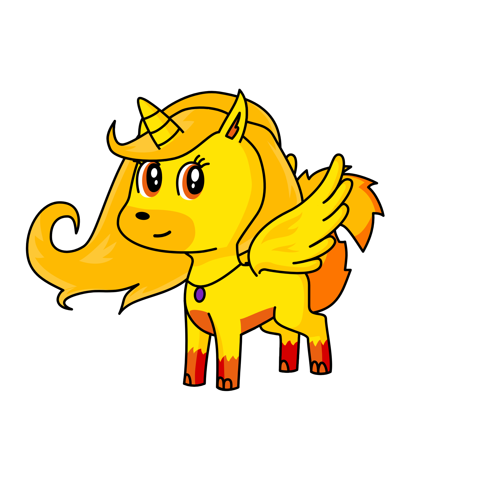 Foxacorn, the unicorn