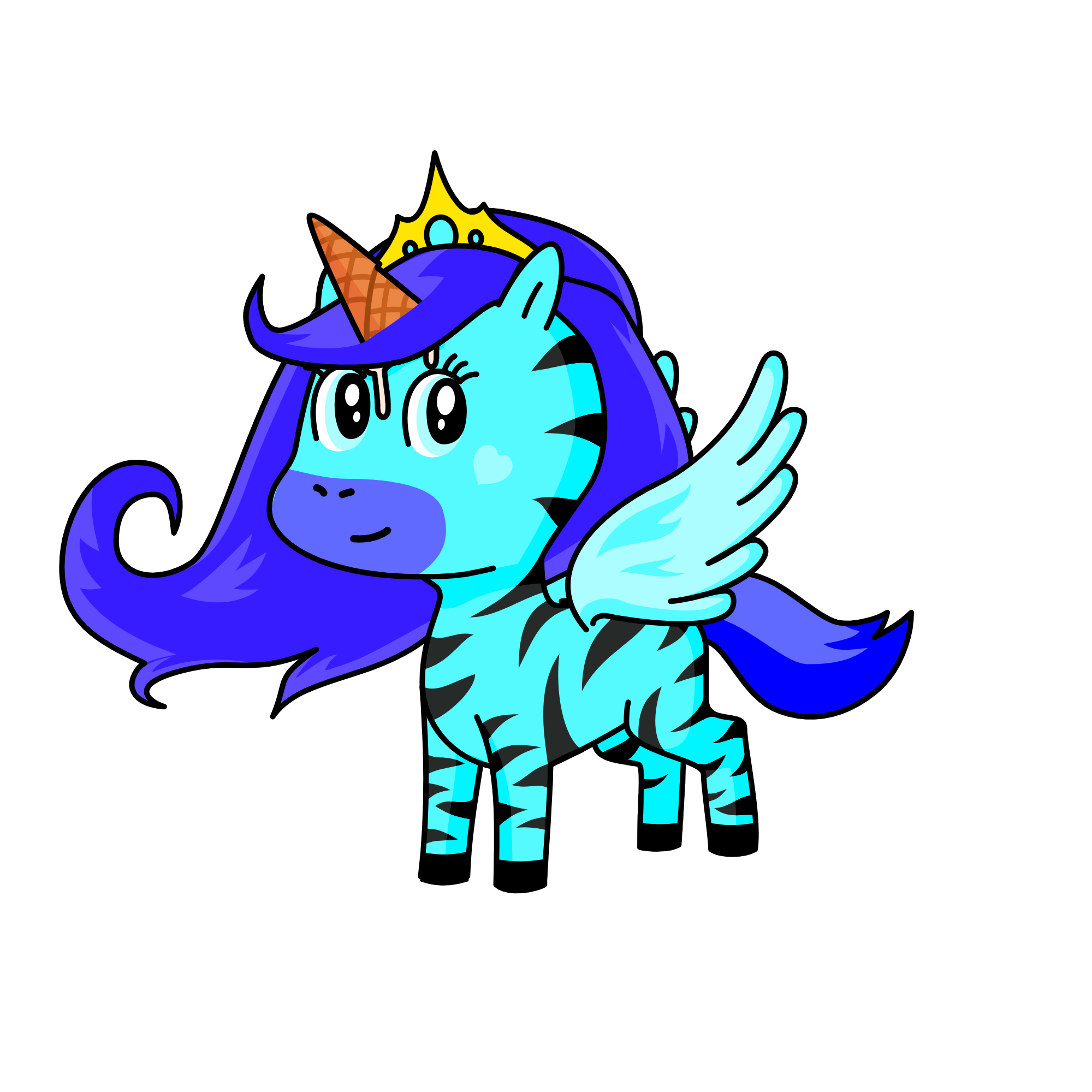 Queen Frostbite, the unicorn
