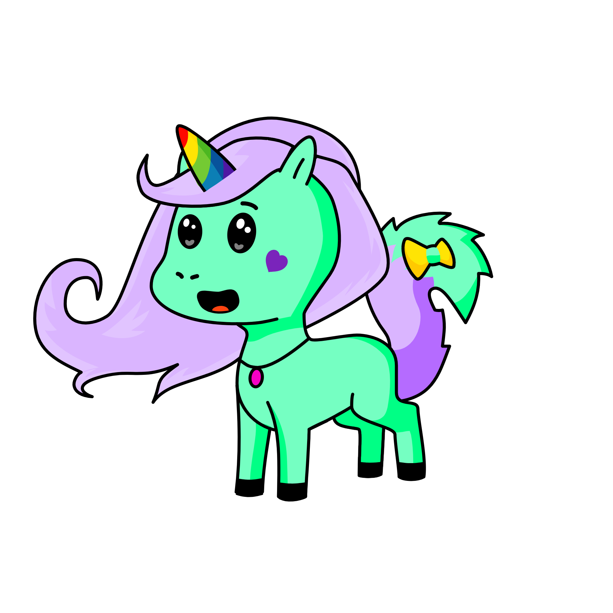 diamond drop, the unicorn