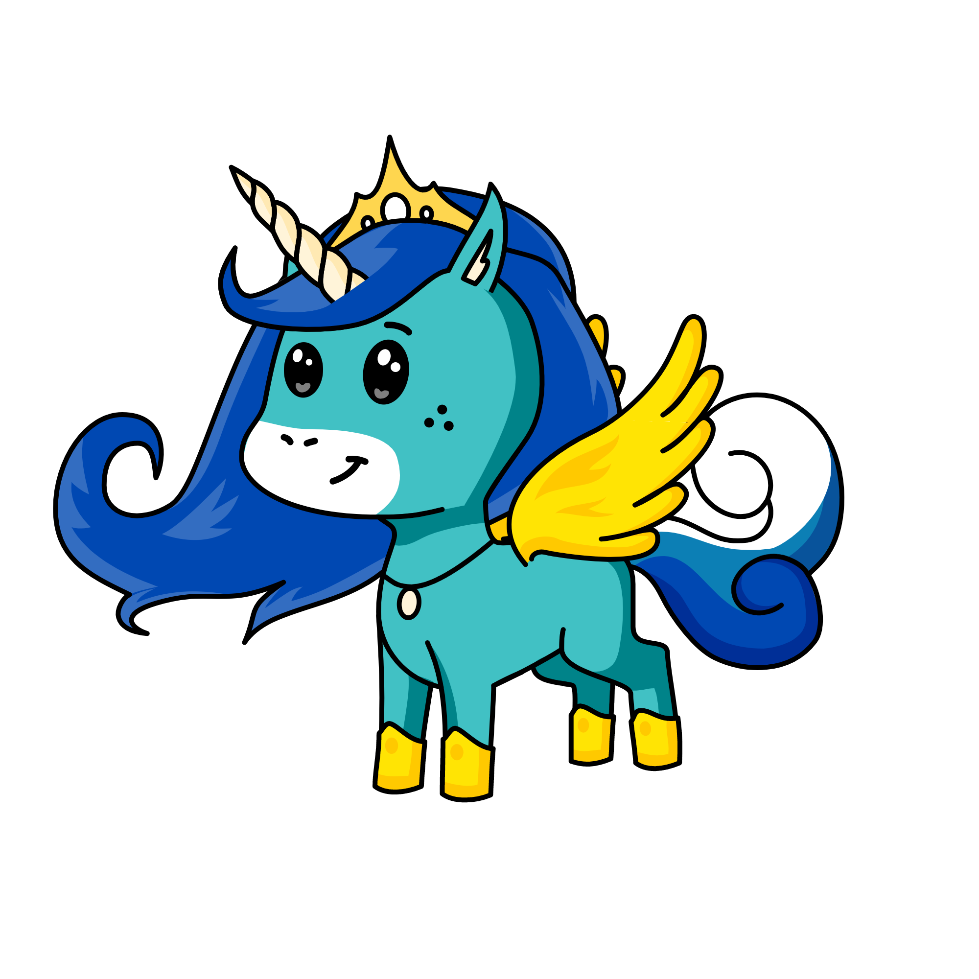 Aqua, the unicorn