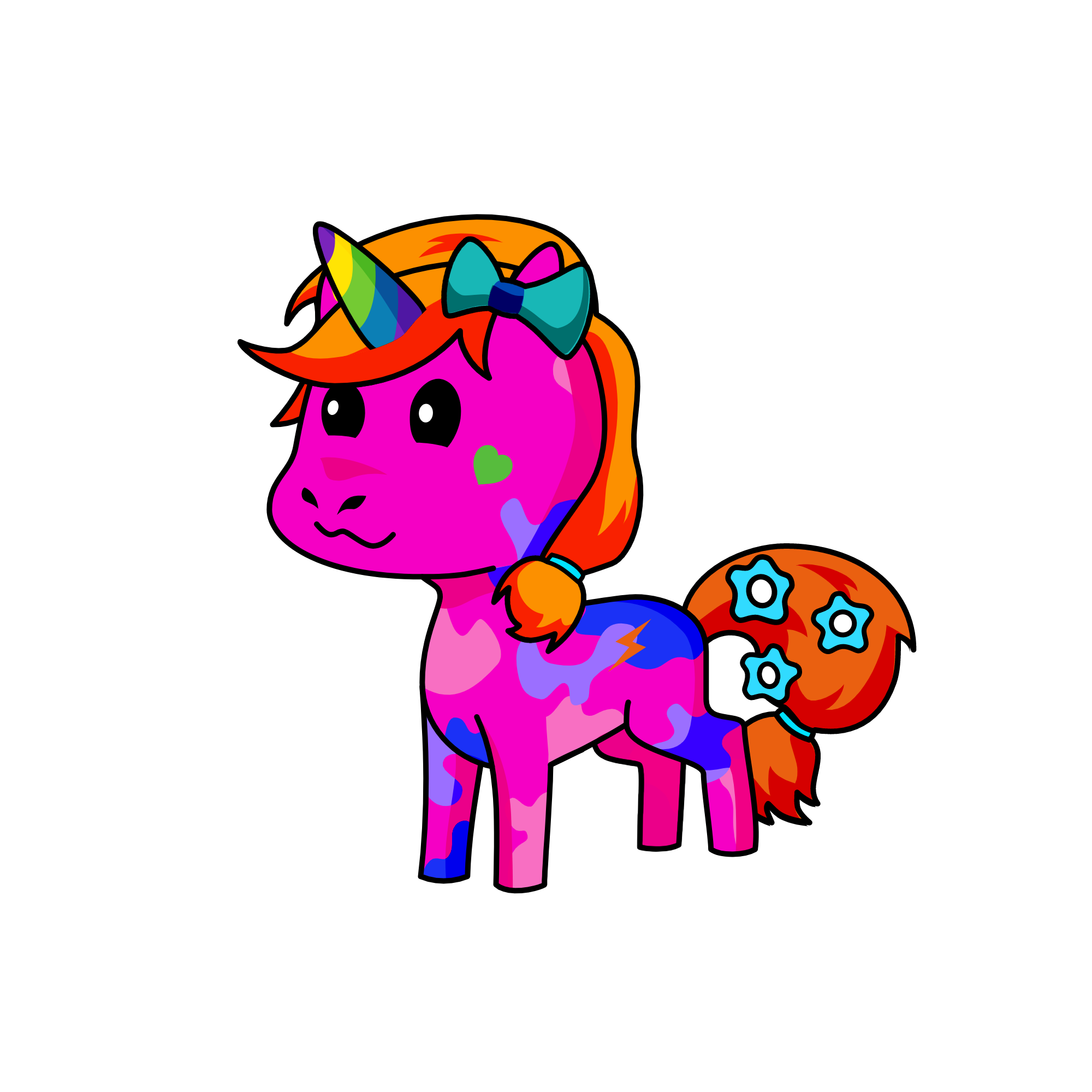 feF, the unicorn