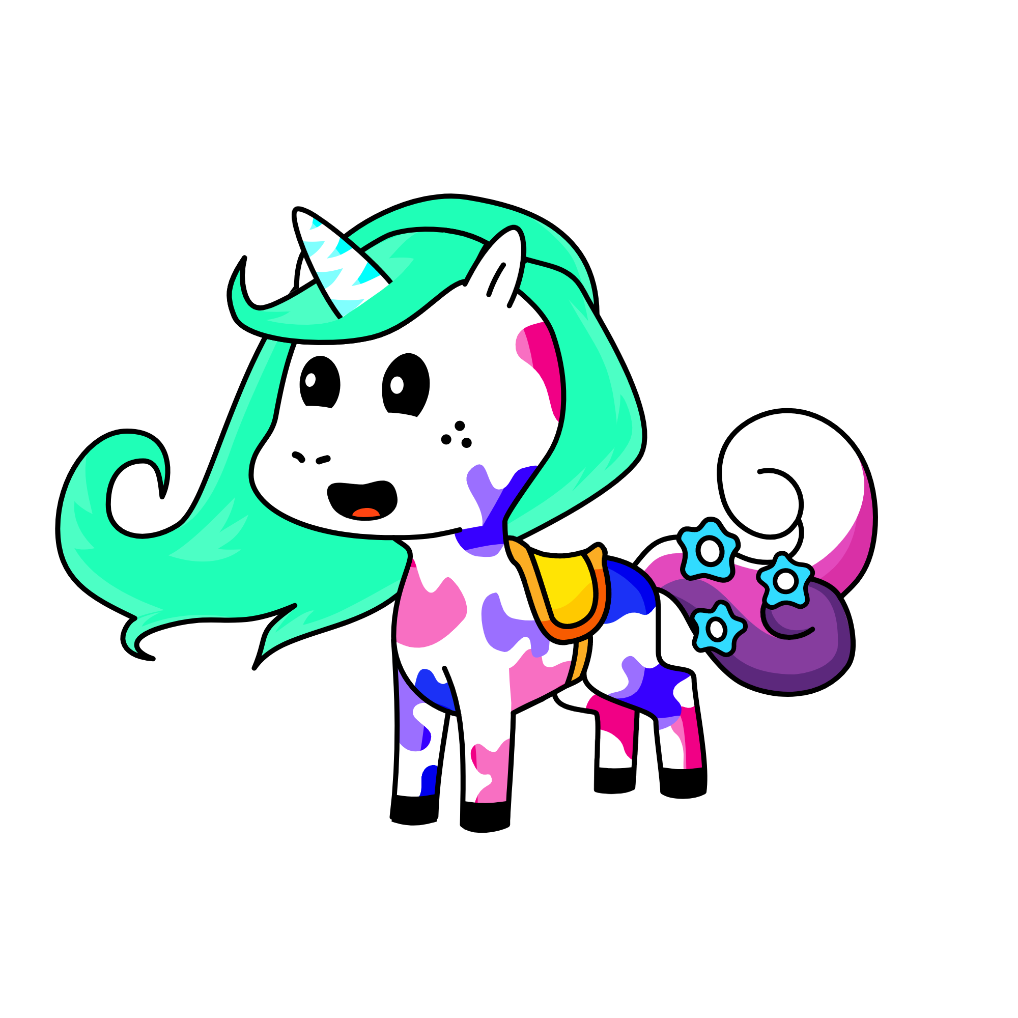spots, the unicorn