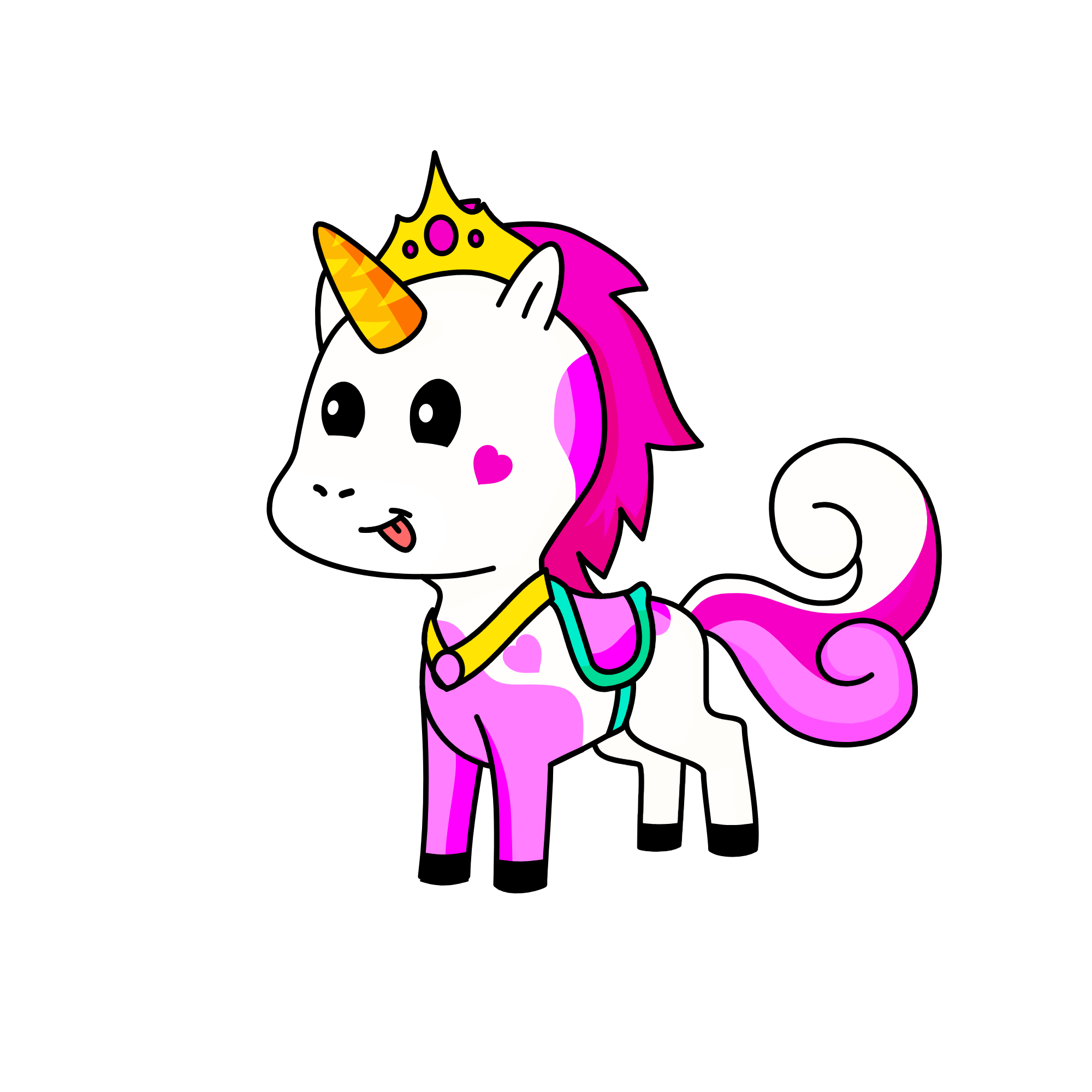 Pinky the Unicorn, the unicorn