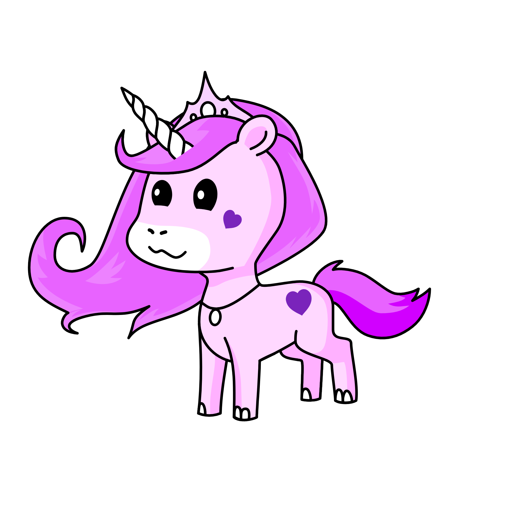 pinky barf, the unicorn