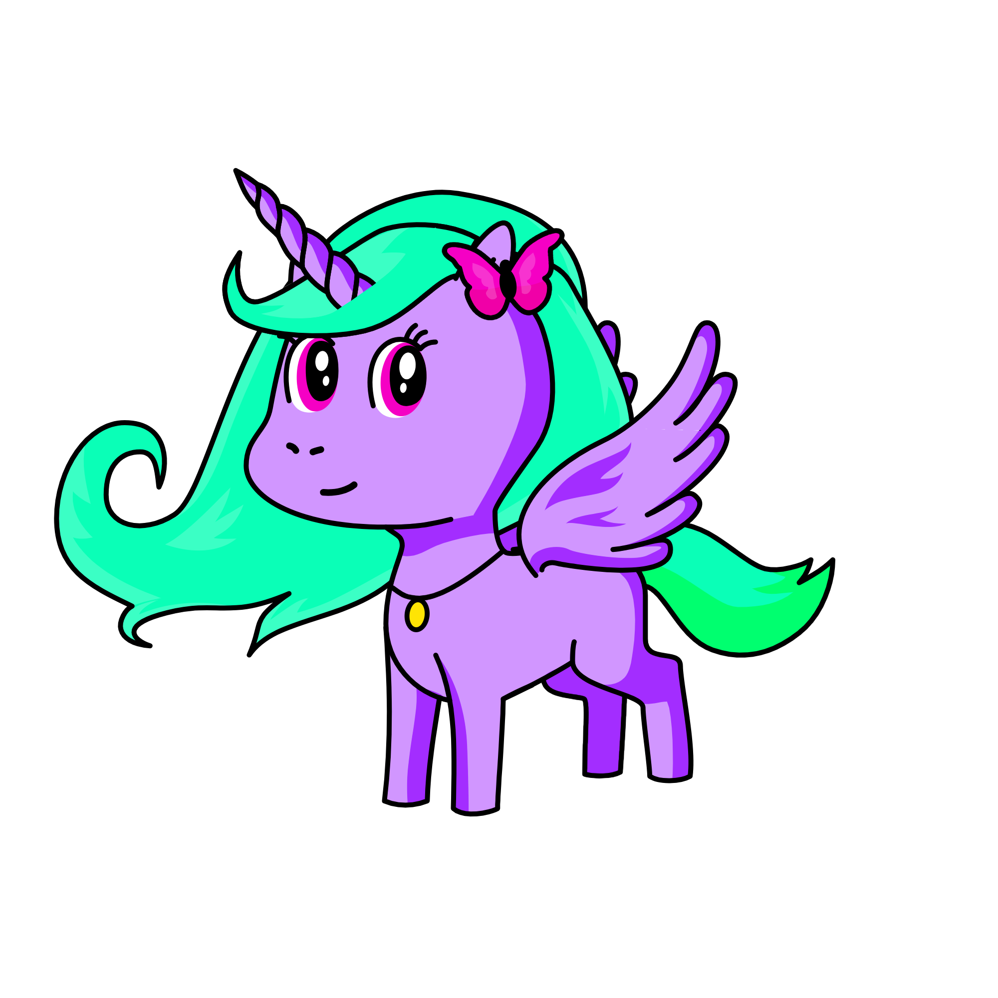 Sparkle, the unicorn