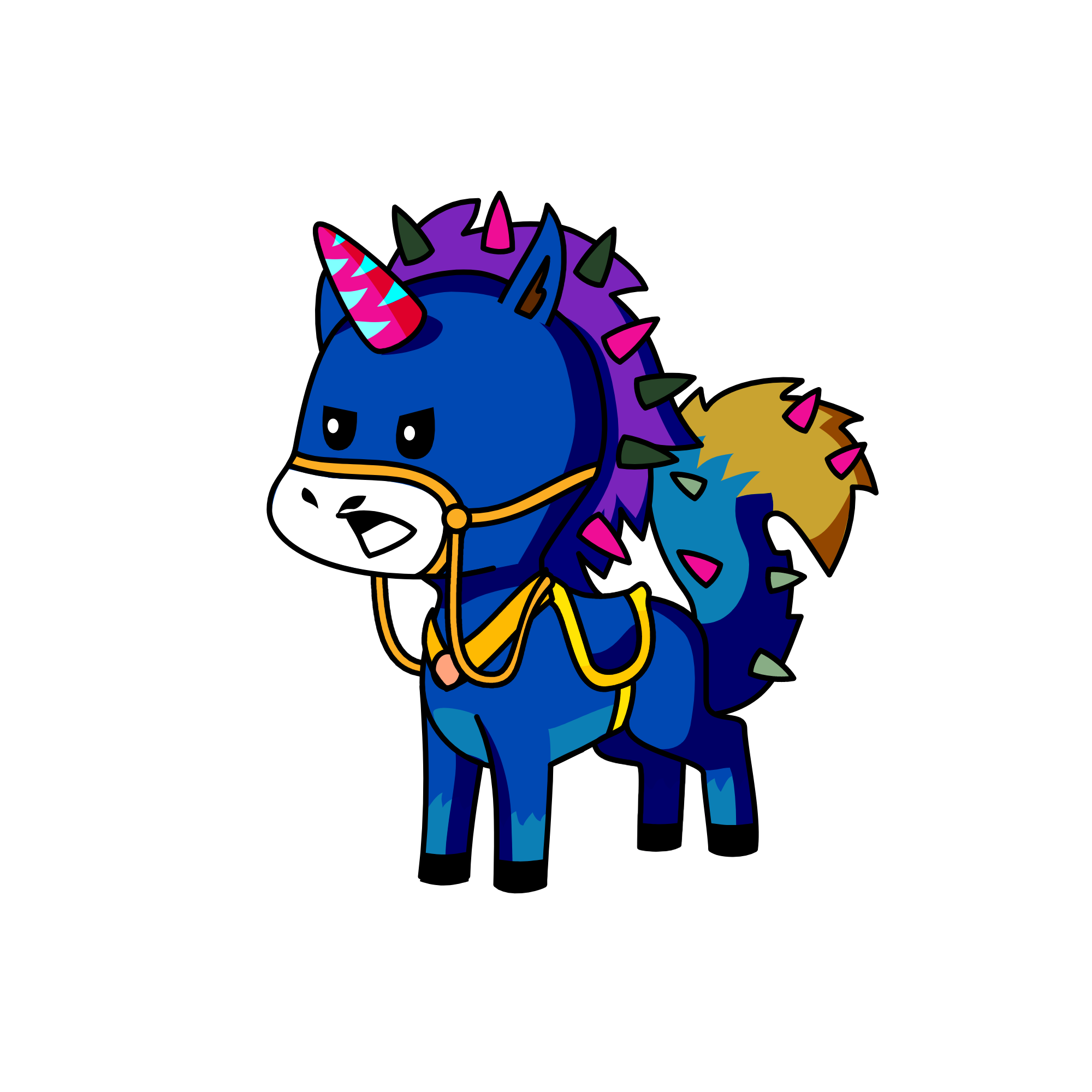 Spike, the unicorn