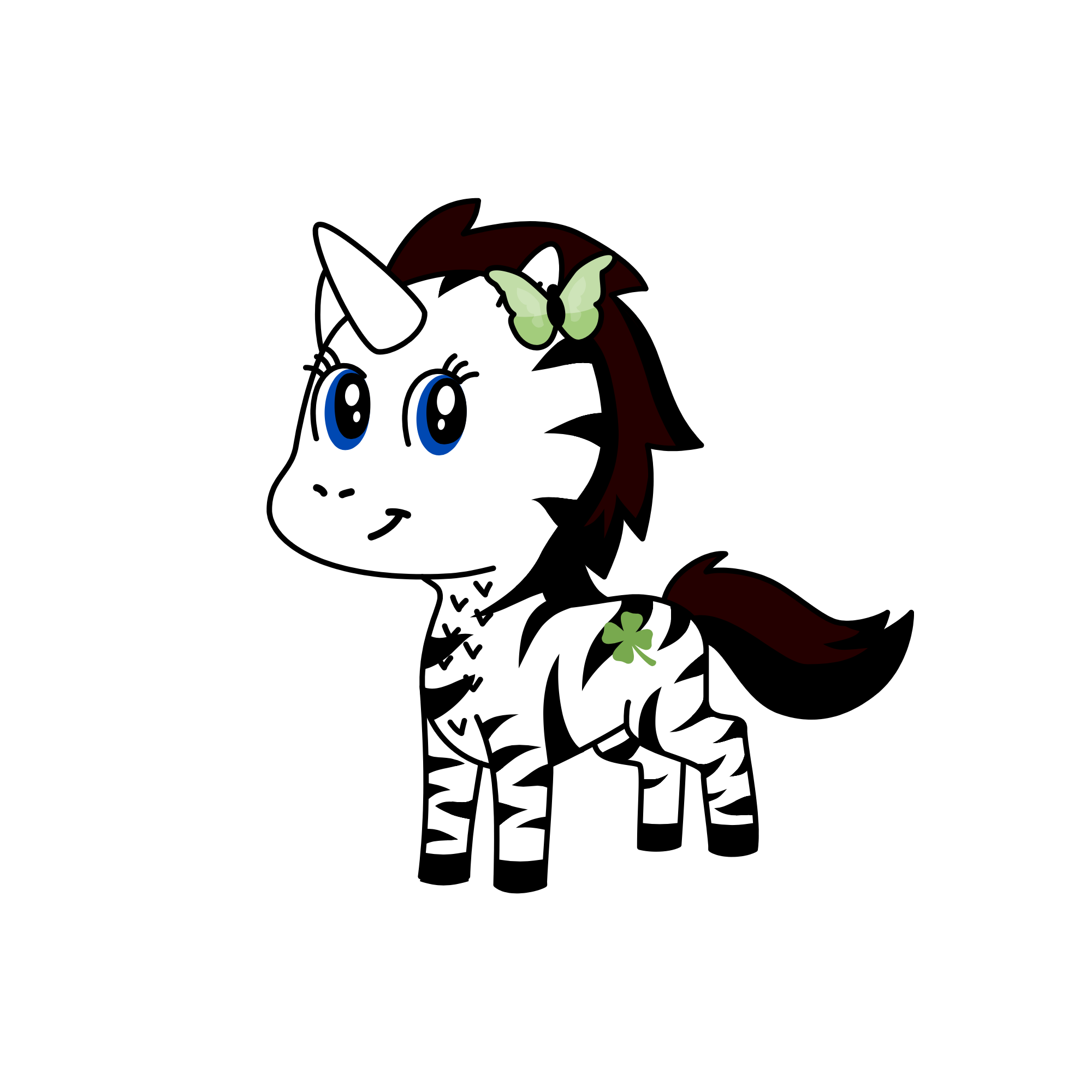 Zebra 🦓, the unicorn