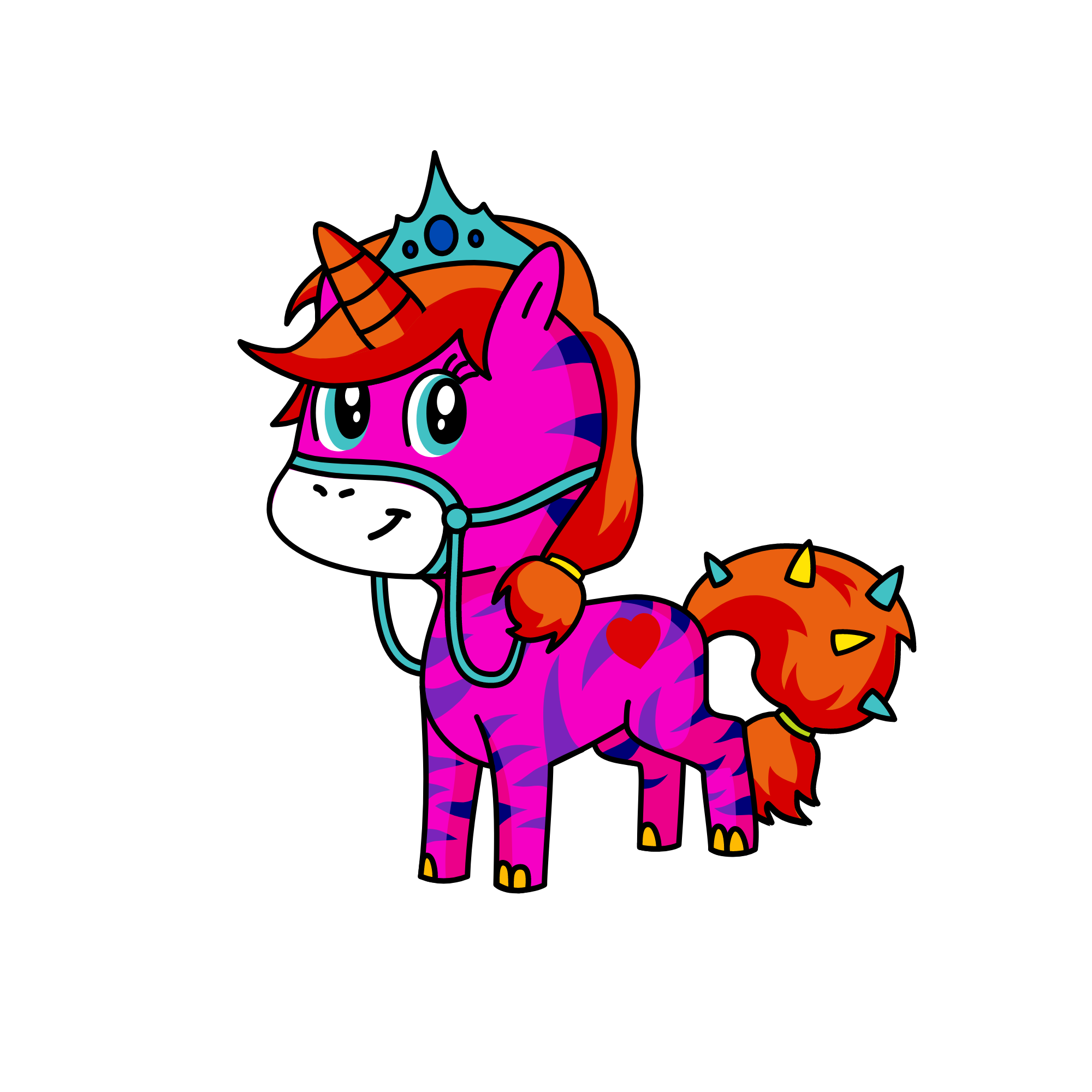 Hbye, the unicorn
