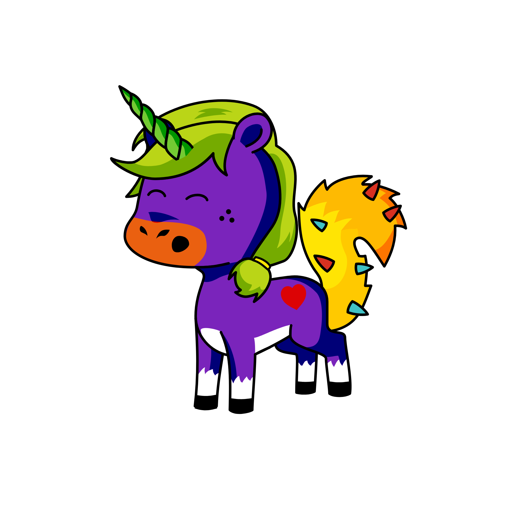 Oiu, the unicorn