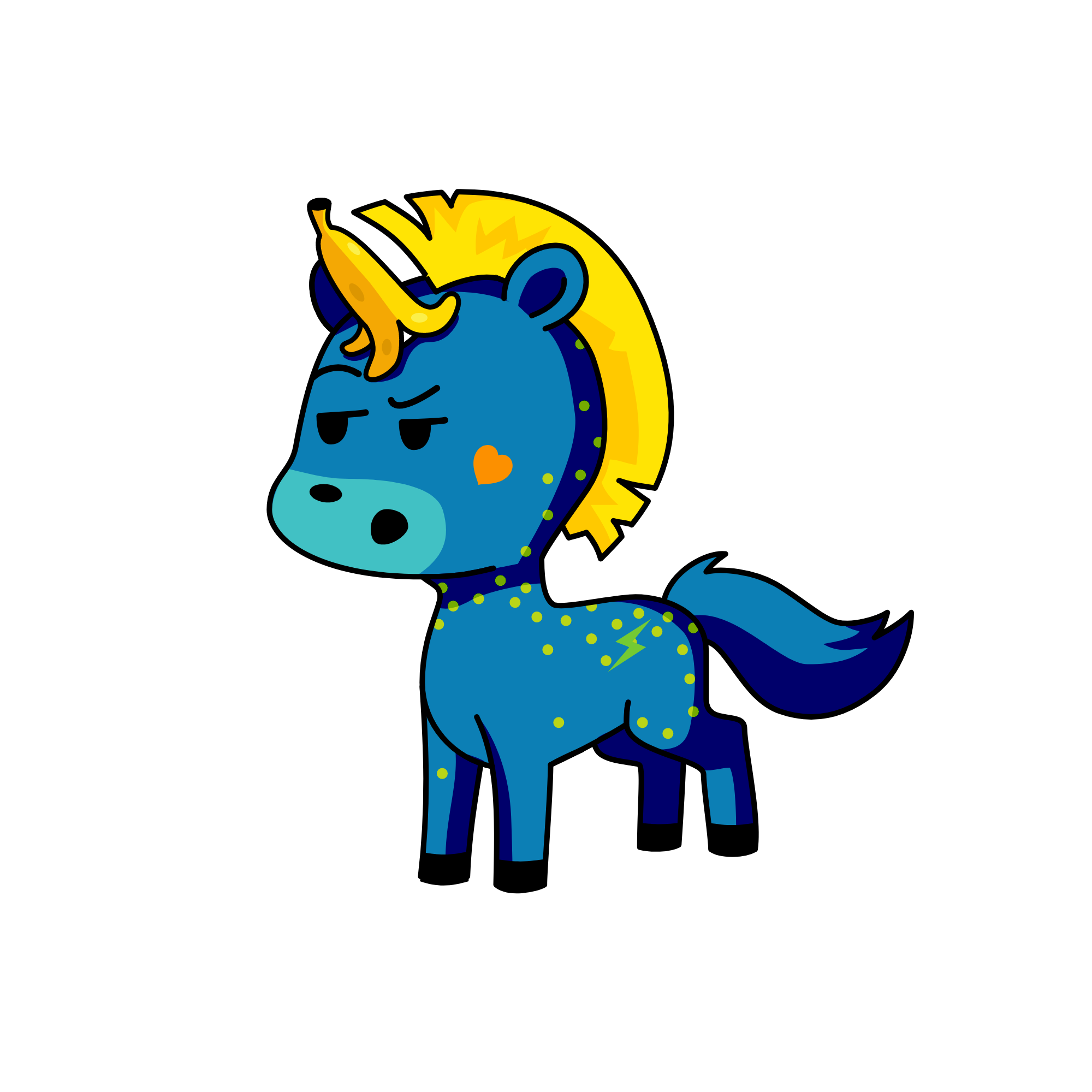 Unicorns, the unicorn