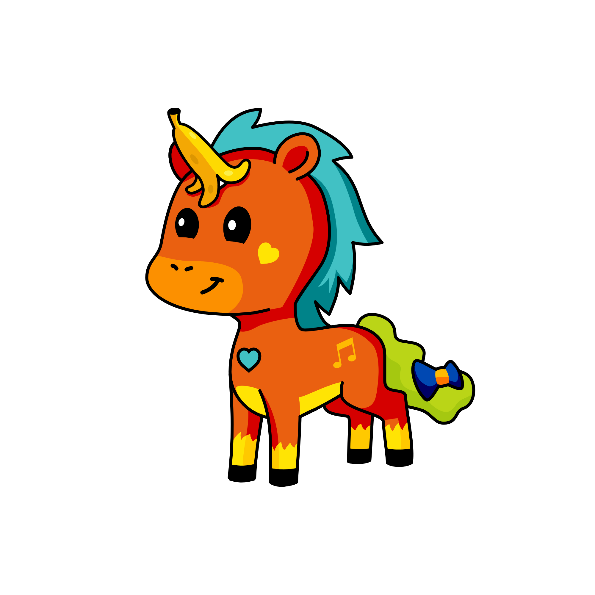M, the unicorn