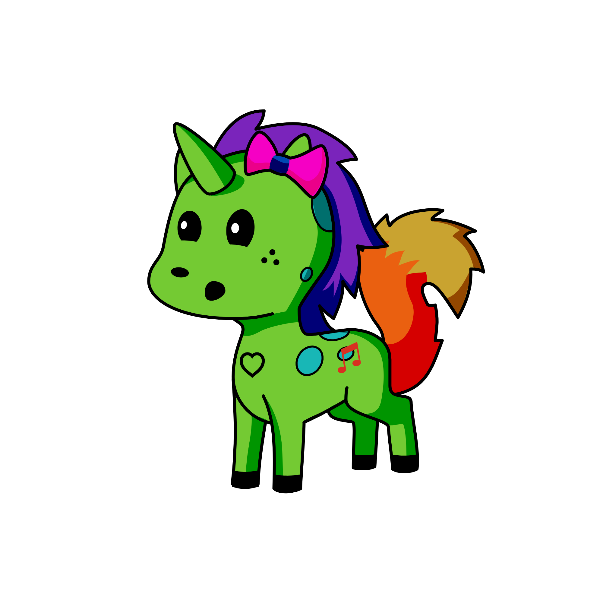 U, the unicorn