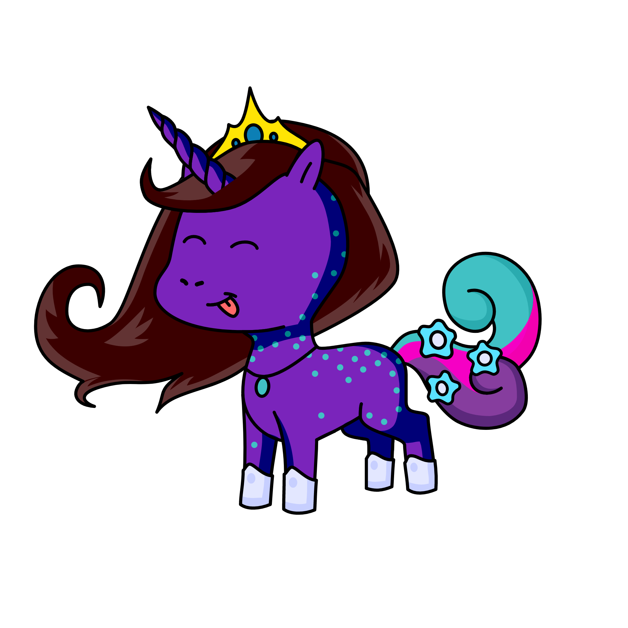 violetnight, the unicorn