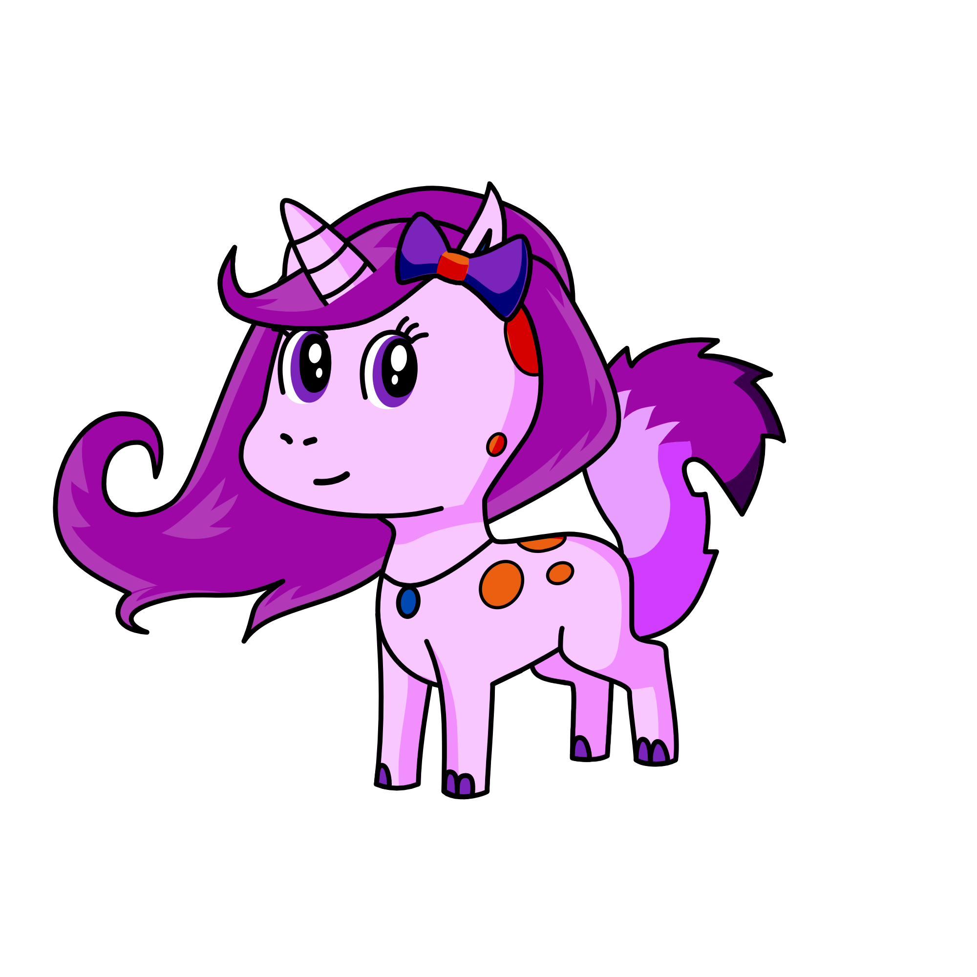 Frosting, the unicorn