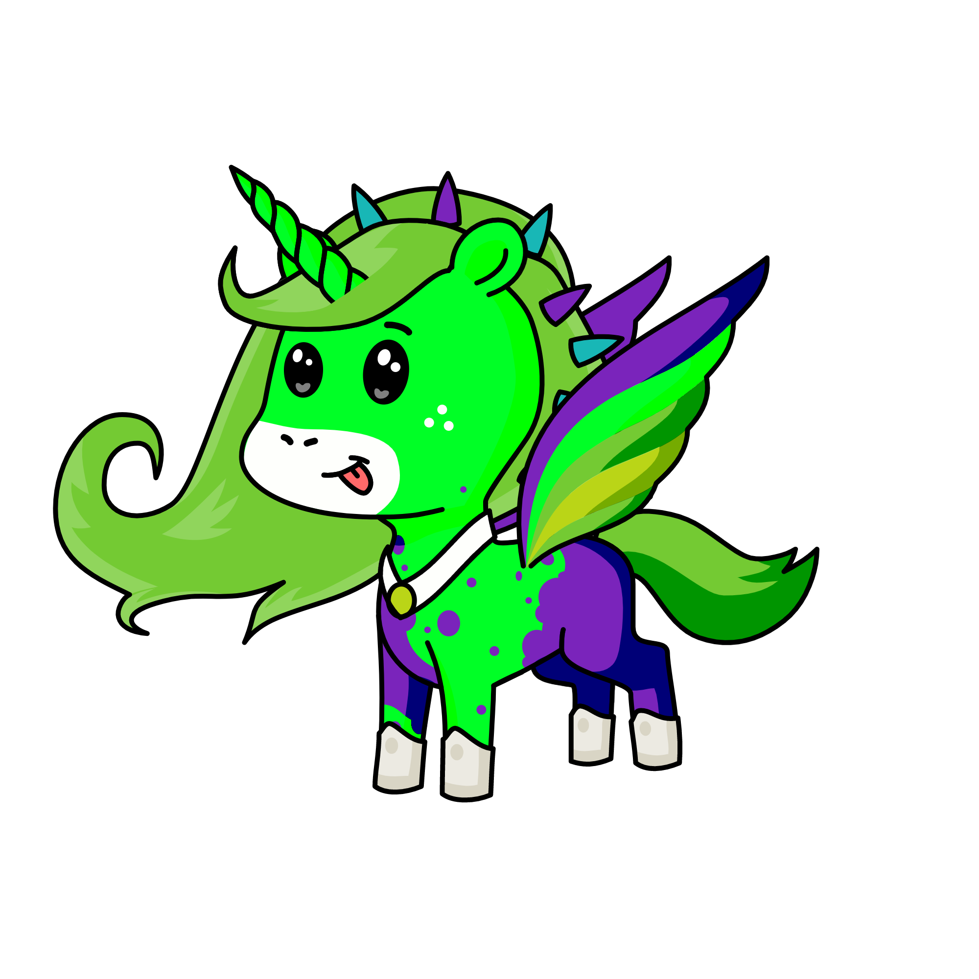 Forest Lithen, the unicorn
