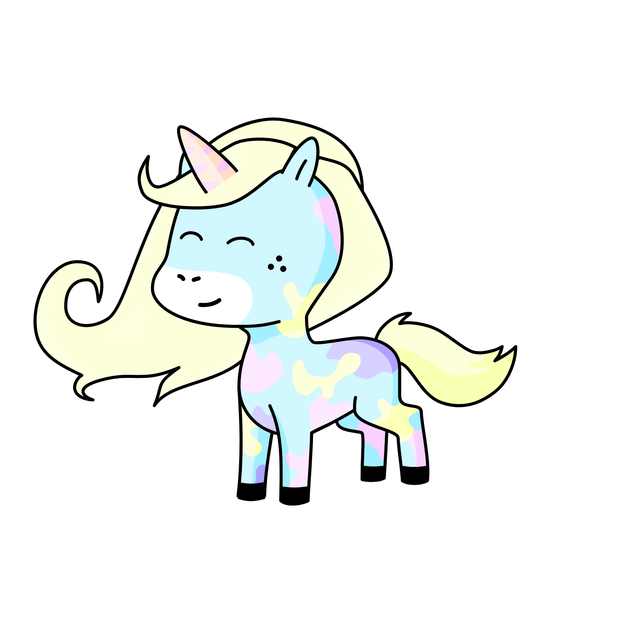 Sploge, the unicorn