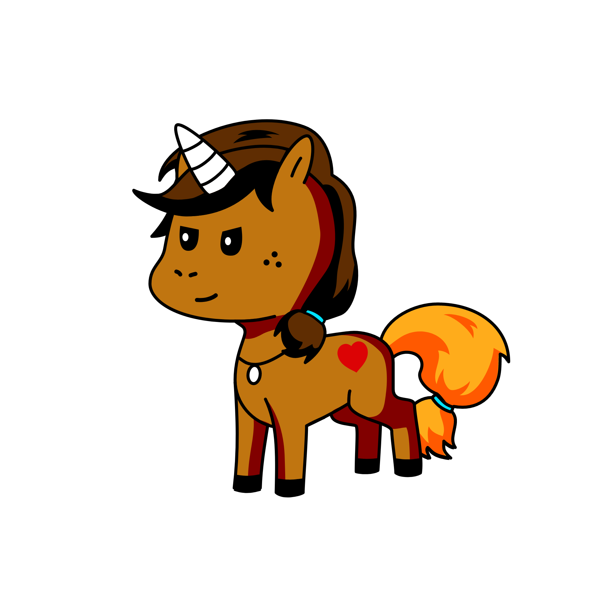 Applejack, the unicorn