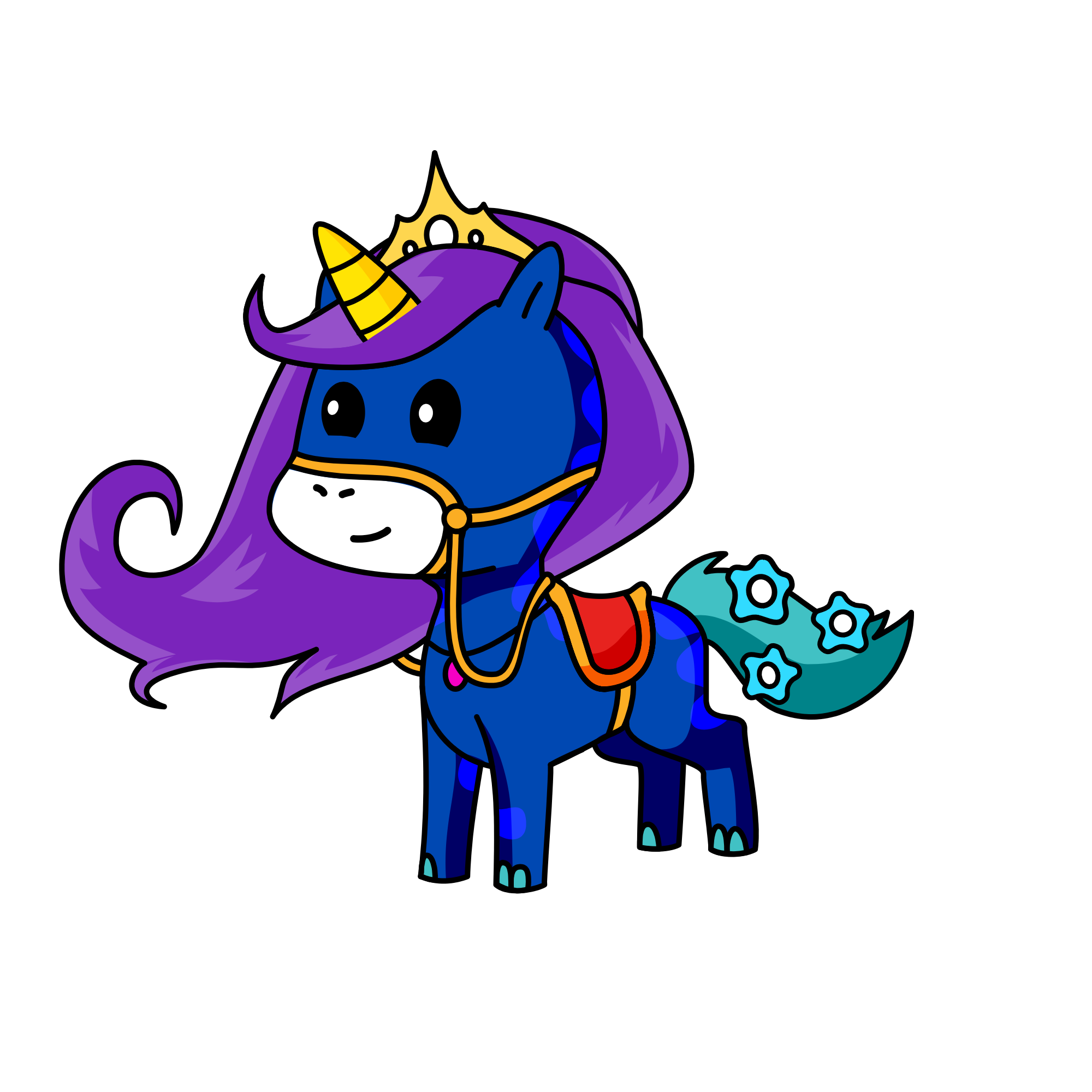 Glitter , the unicorn