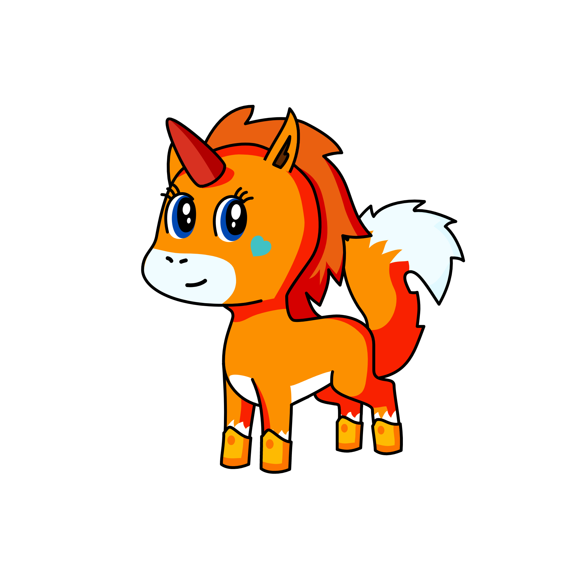 fox, the unicorn