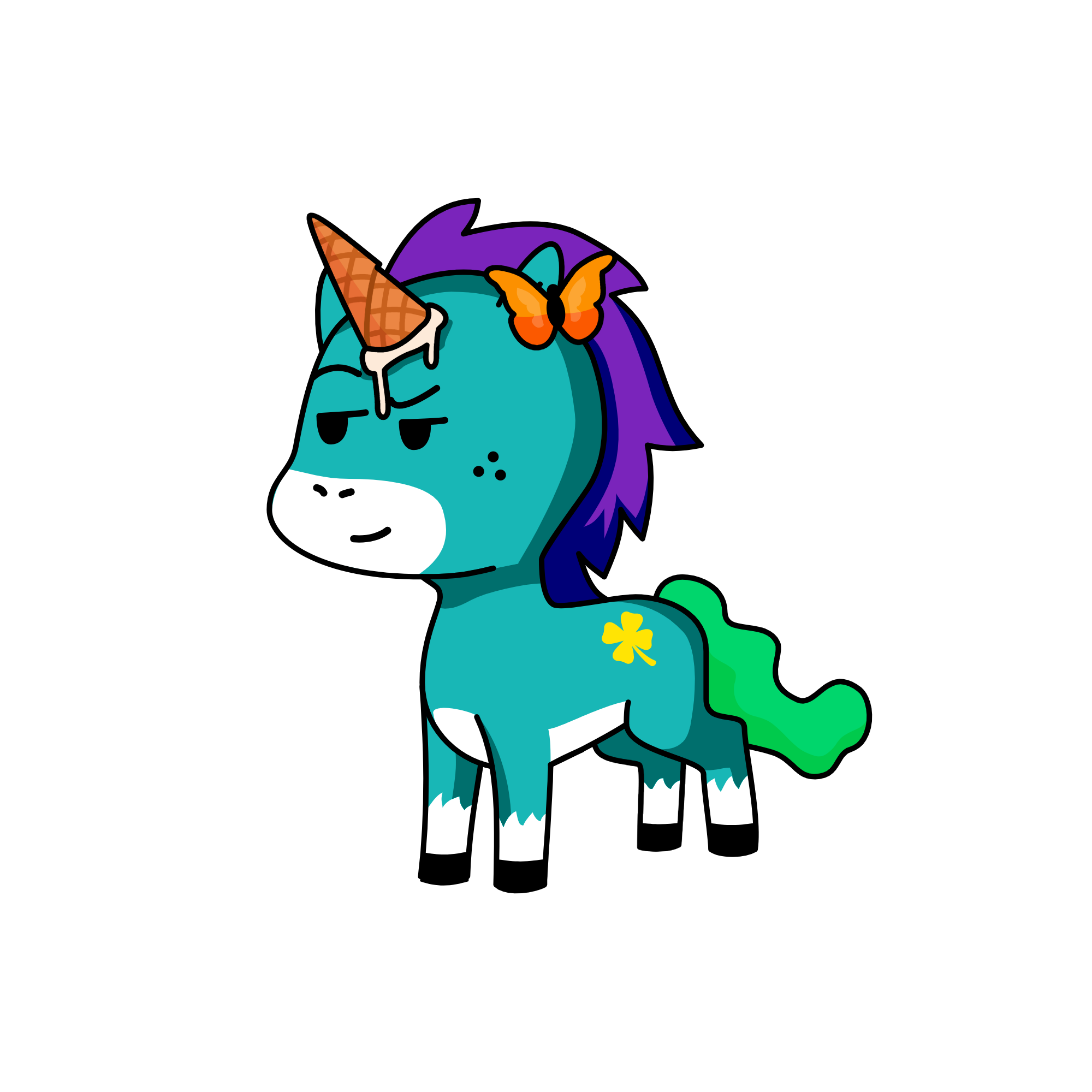 VIOLET , the unicorn