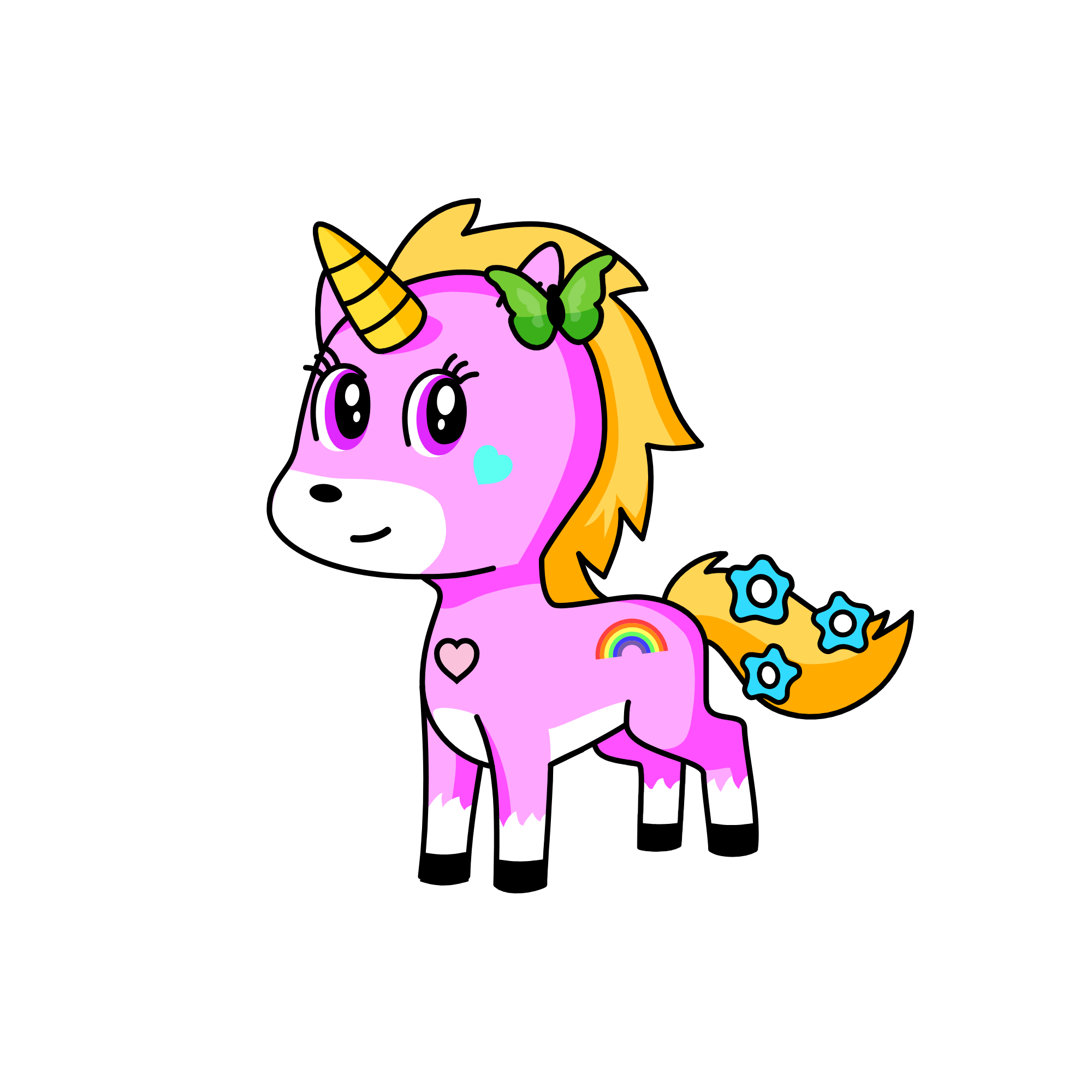Pinky , the unicorn