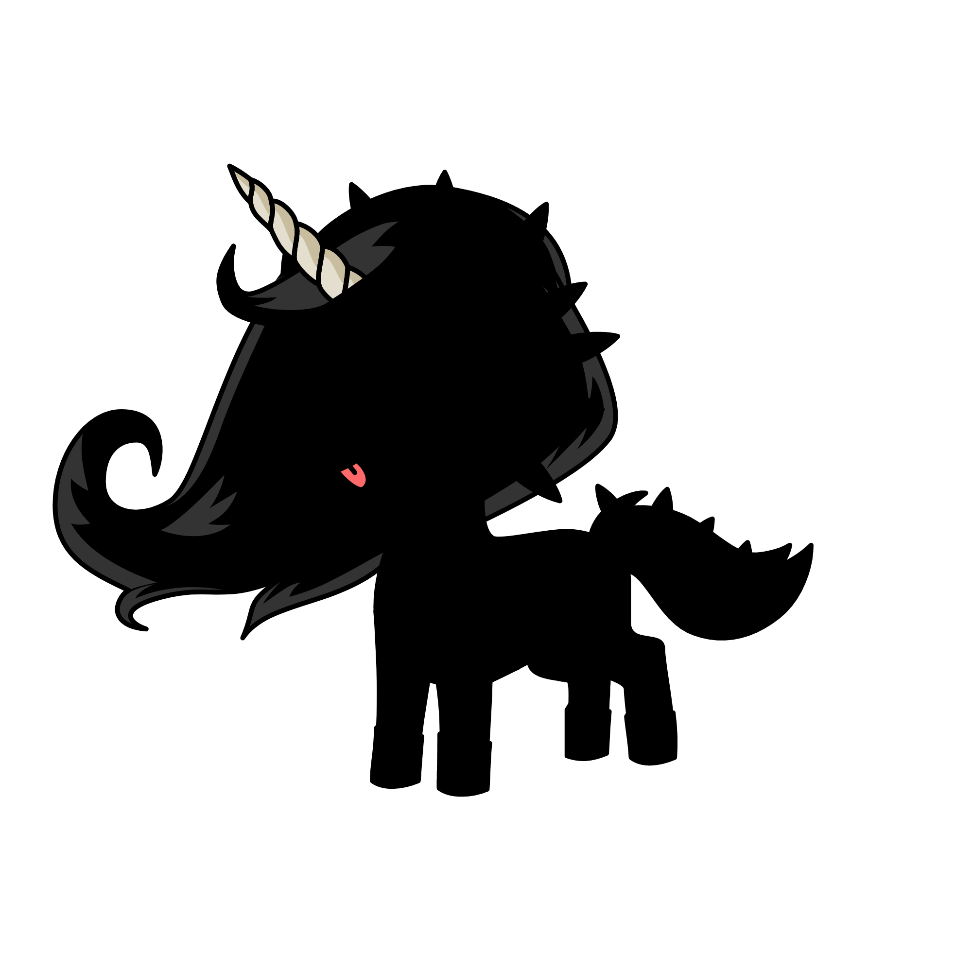 Midnight, the unicorn