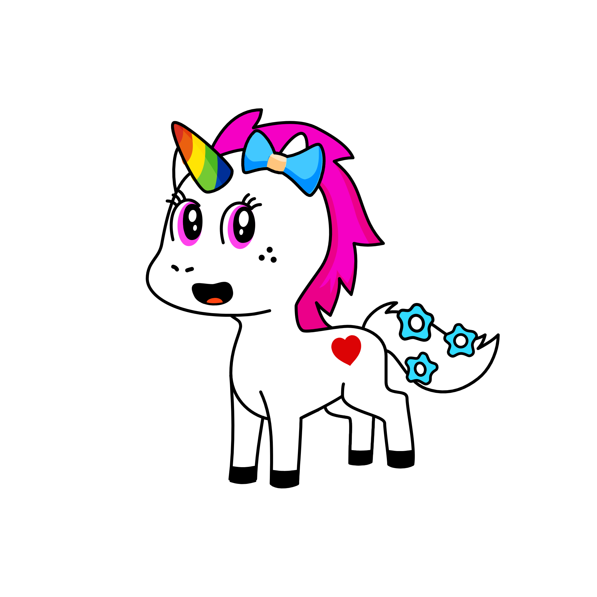 Beauty, the unicorn