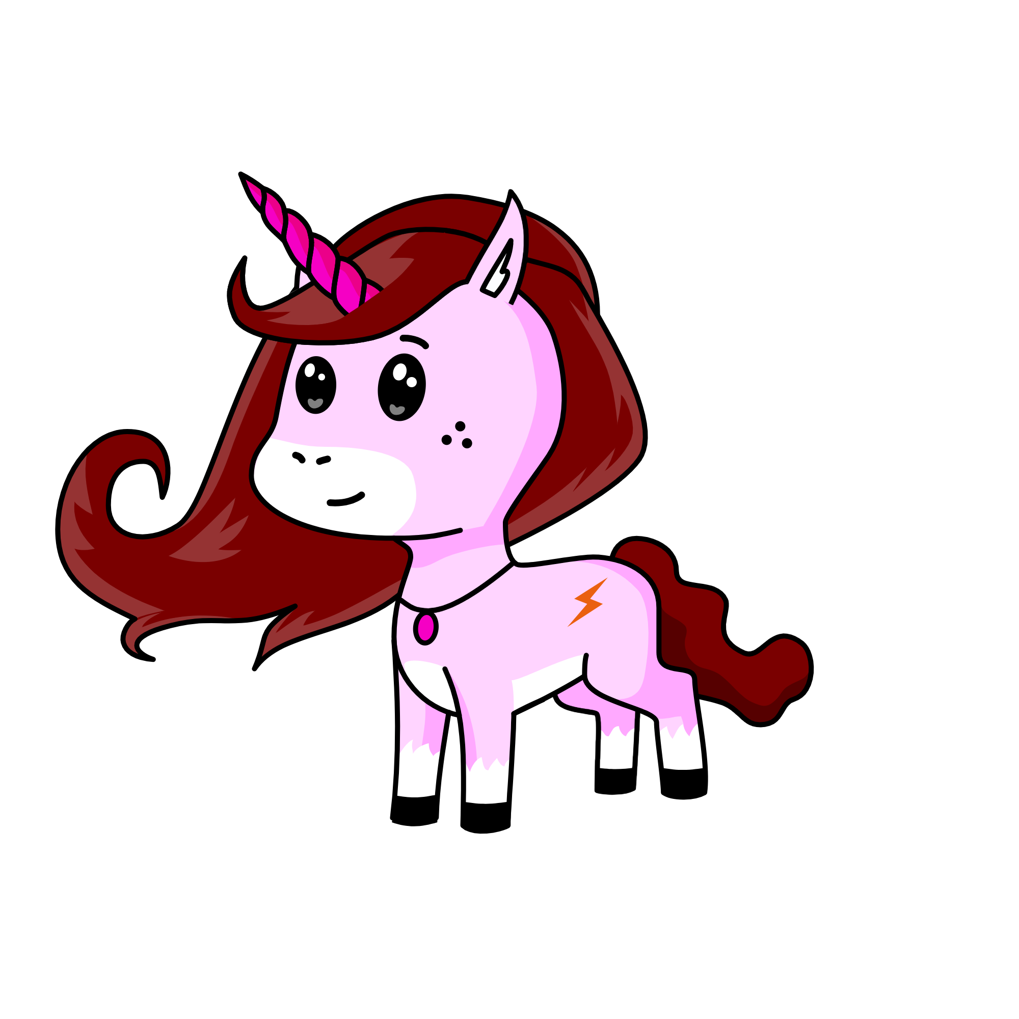 Pinky , the unicorn