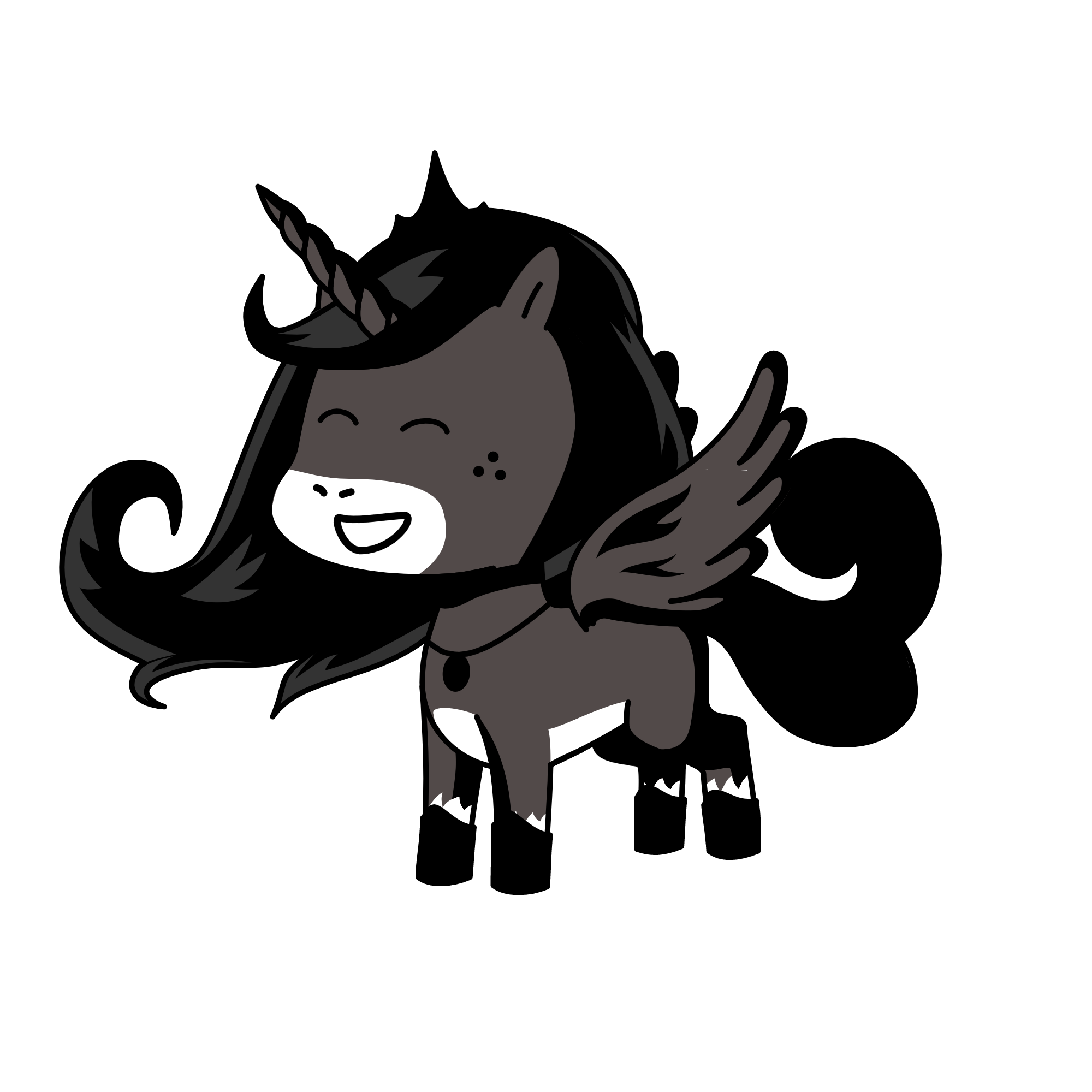 Blackness, the unicorn