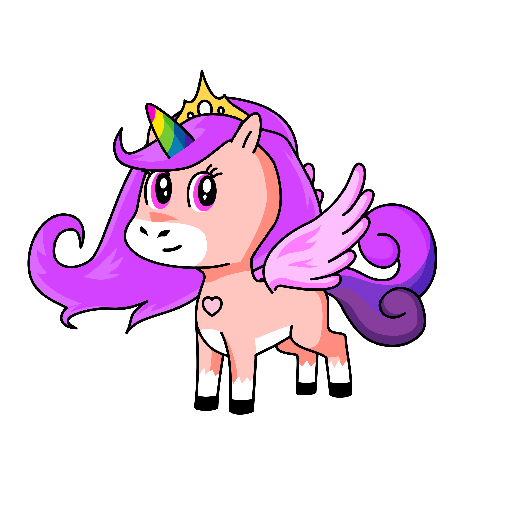 Arco-íris, the unicorn