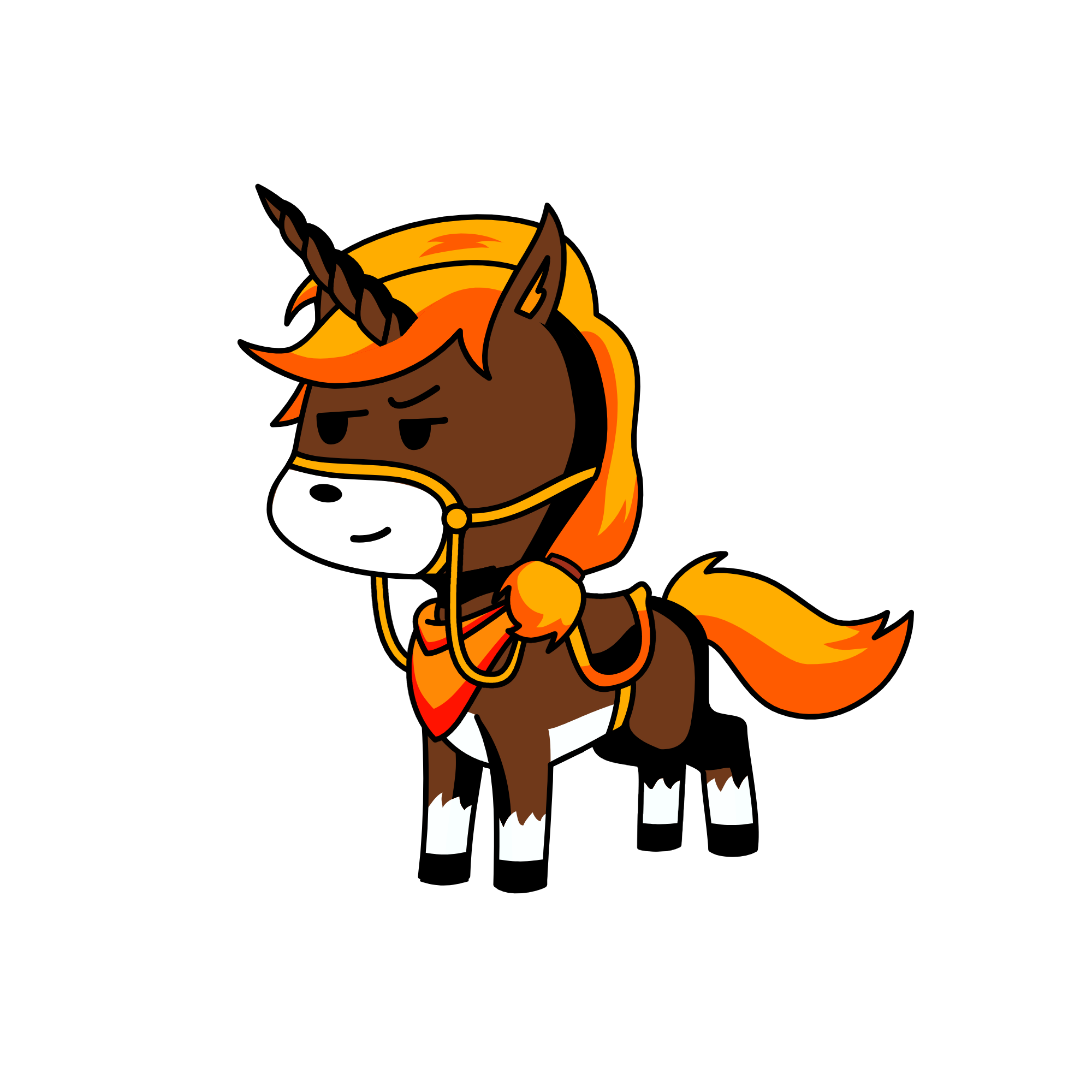 Pumpkin, the unicorn