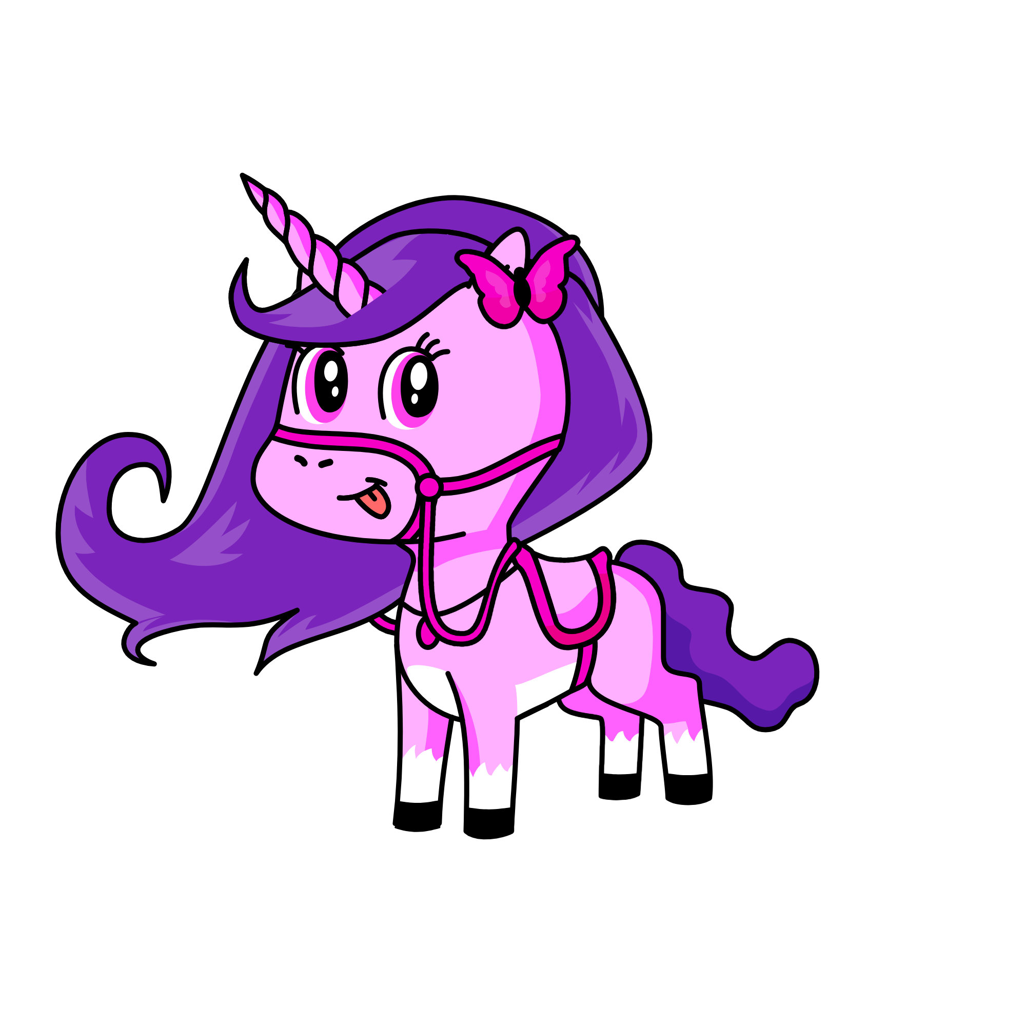 peach, the unicorn
