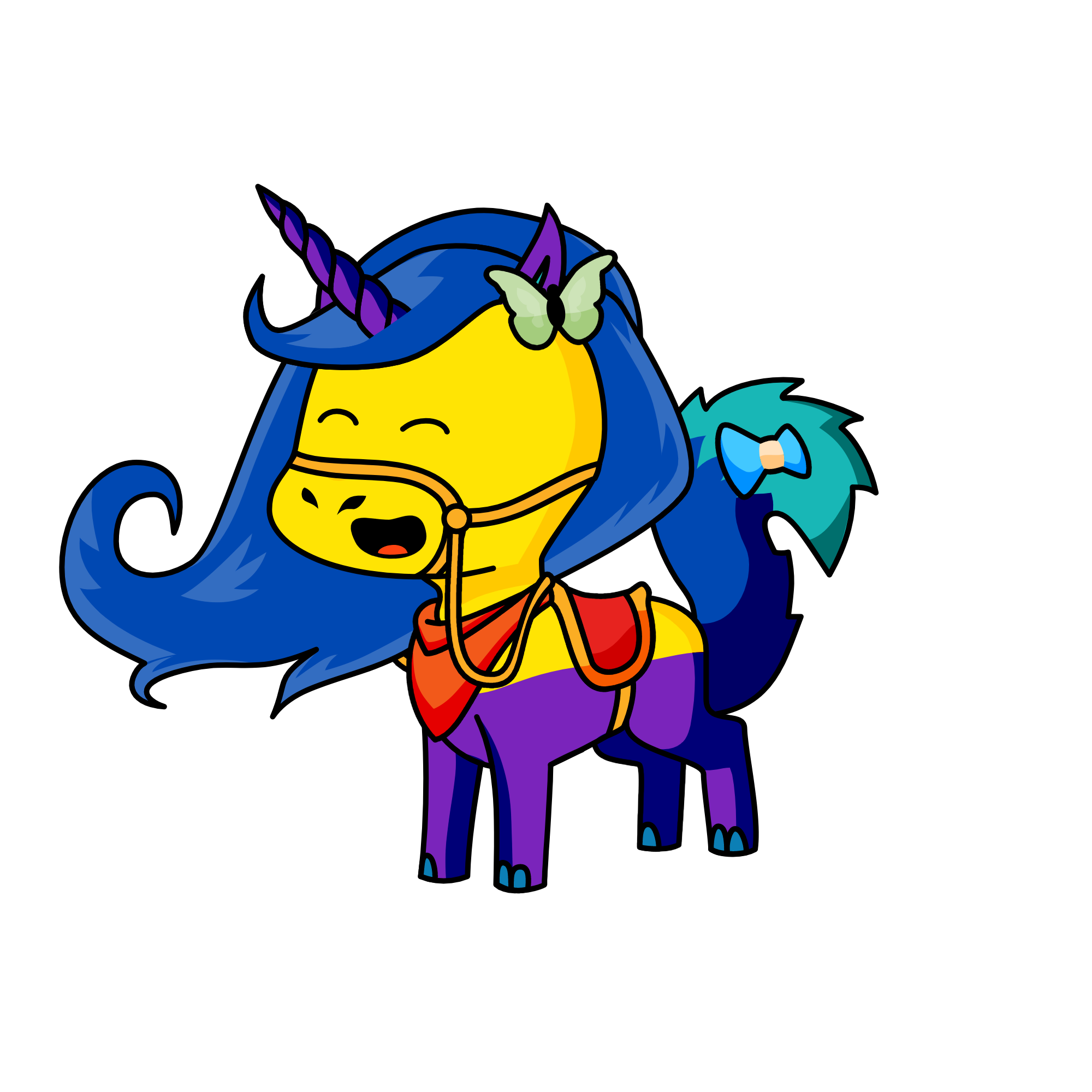 DRAWNY, the unicorn