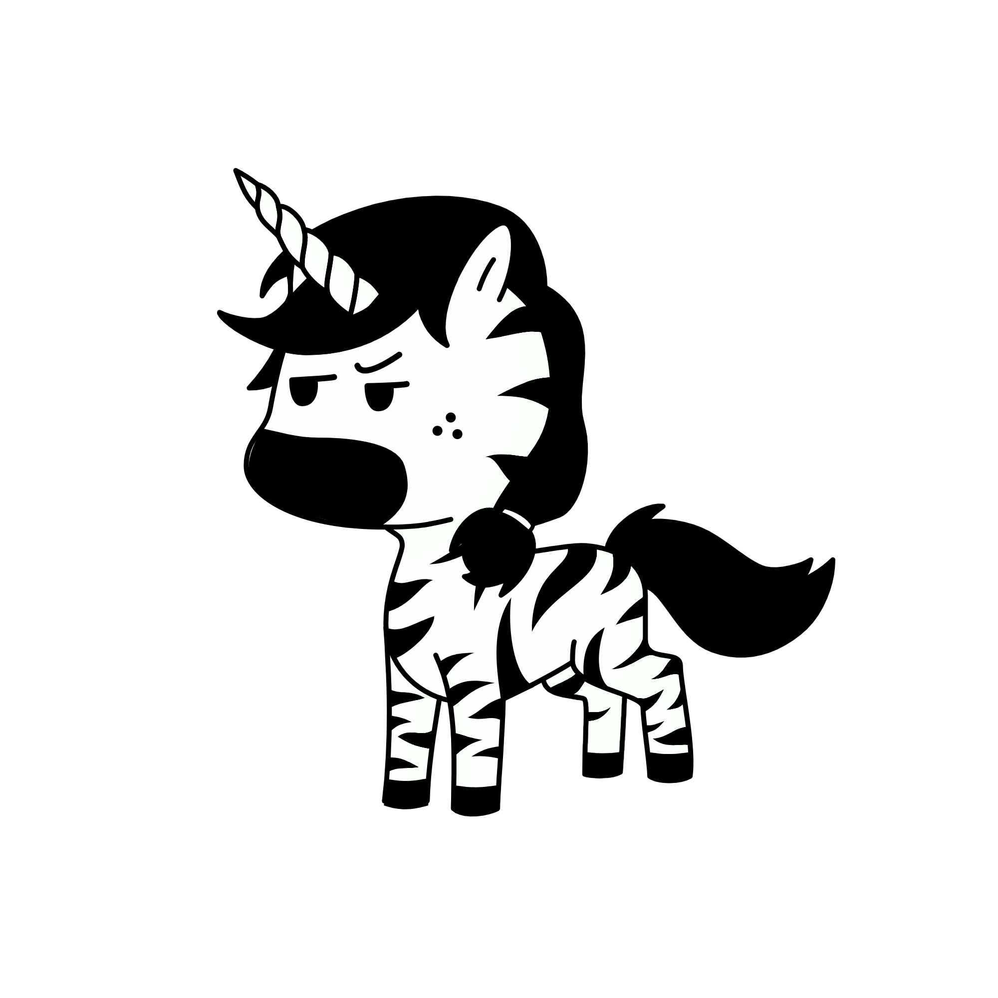 Zebra, the unicorn